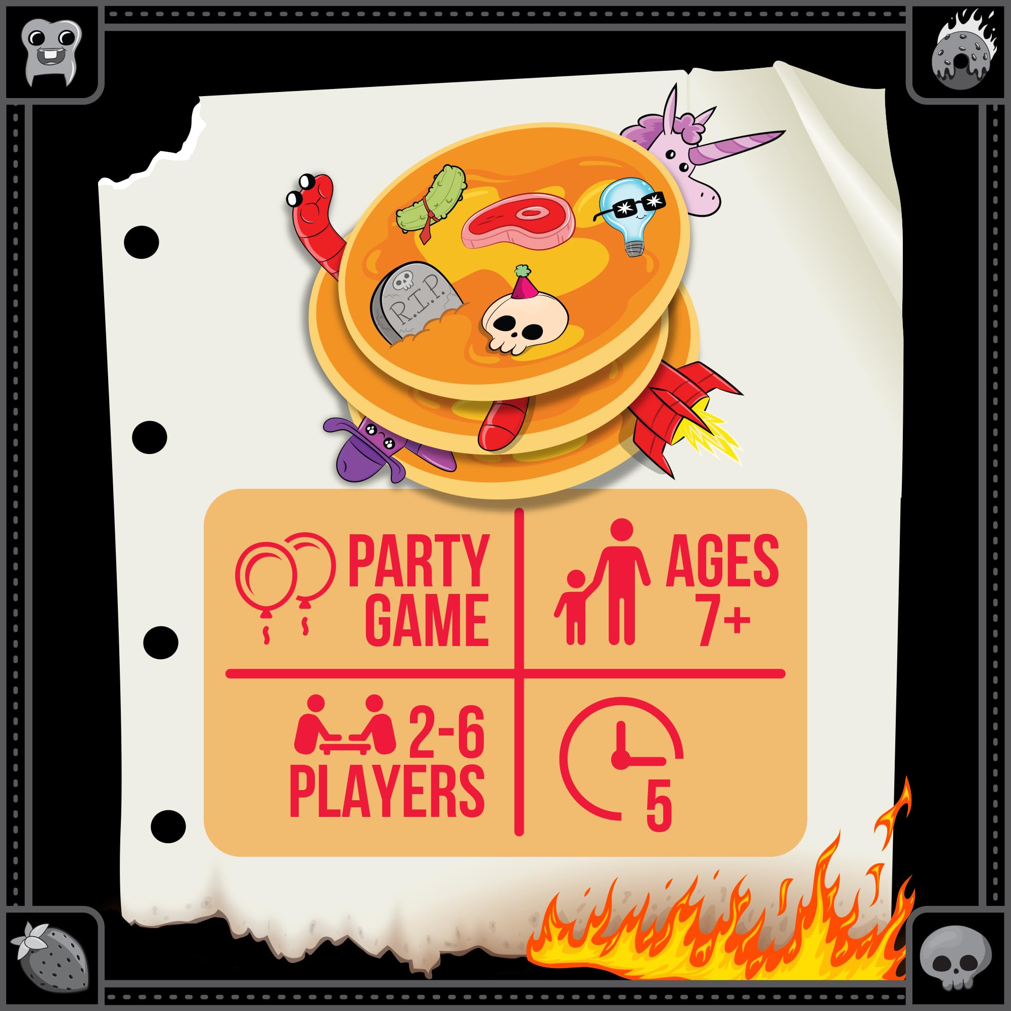 Foto 3 | Juego De Mesa Exploding Kittens Anarchy Pancakes Kids & Family - Venta Internacional.
