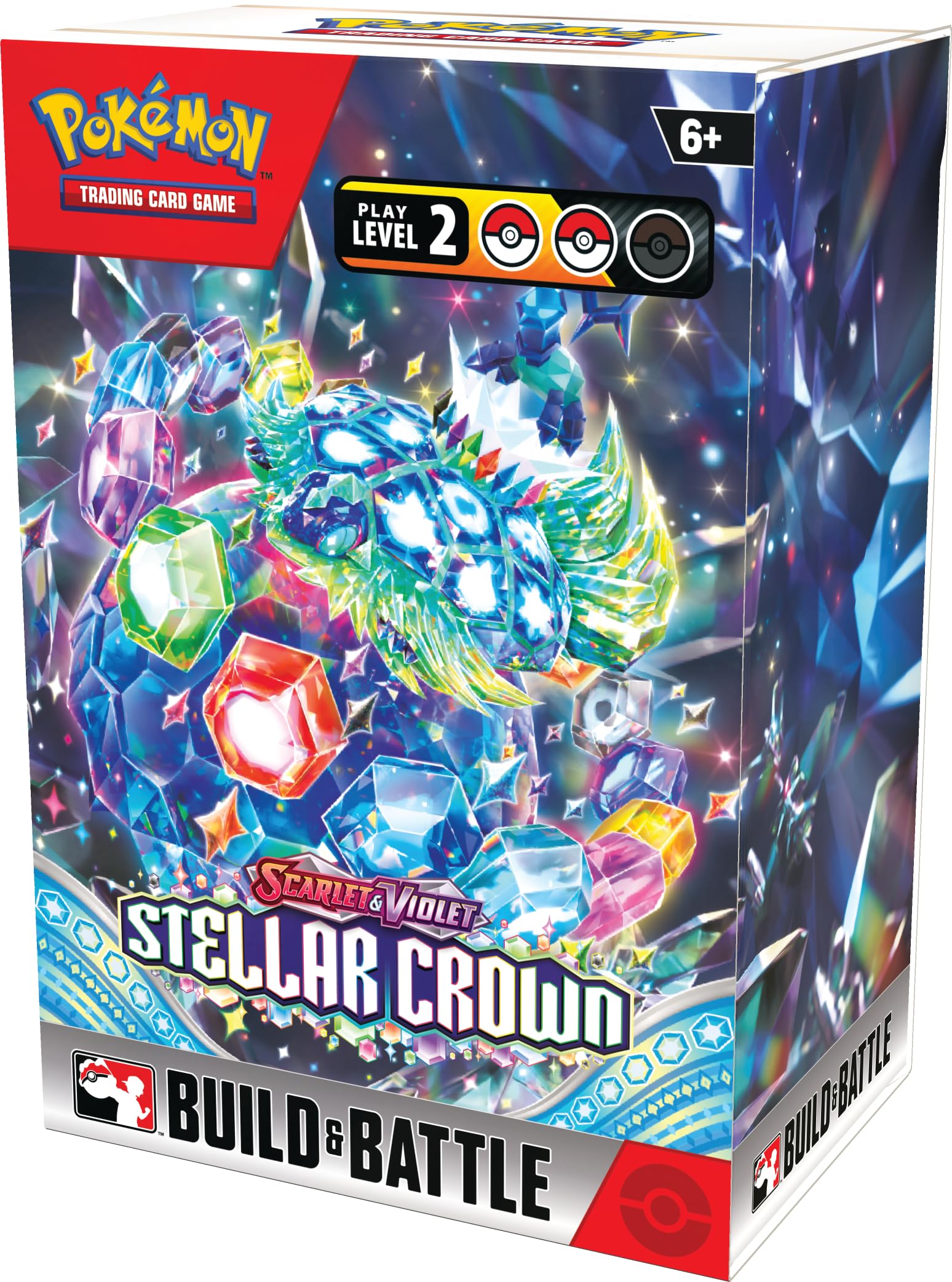 Foto 2 pulgar | Juego De Cartas Coleccionables Pokémon Scarlet & Violet Stellar Crown - Venta Internacional.