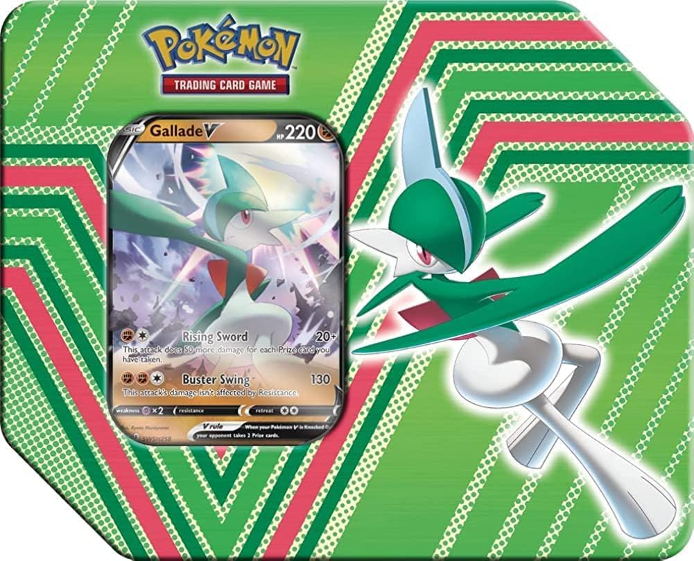 Juego De Cartas Coleccionables Pokémon Hidden Potential Tin Gallade V - Venta Internacional.