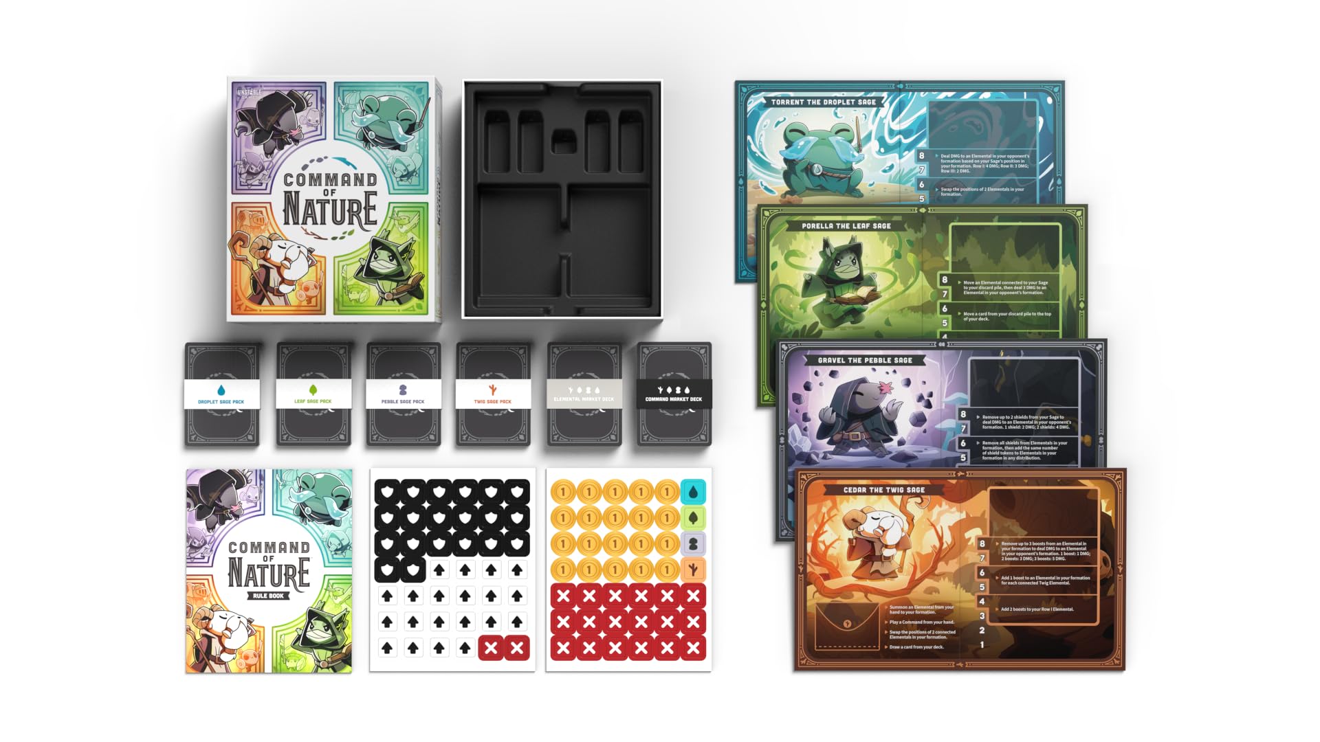 Foto 5 | Juego De Cartas Unstable Games Command Of Nature Base Game - Venta Internacional.