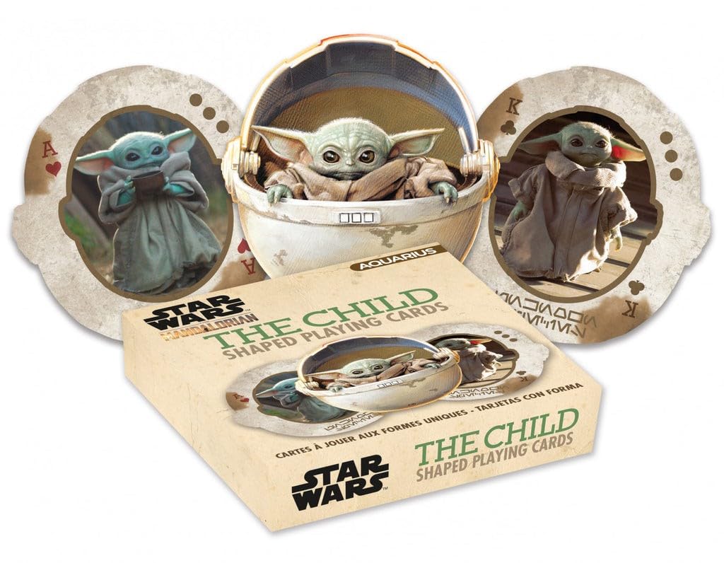 Foto 2 pulgar | Juego de Cartas Aquarius Star Wars The Mandalorian Baby Yoda - Venta Internacional