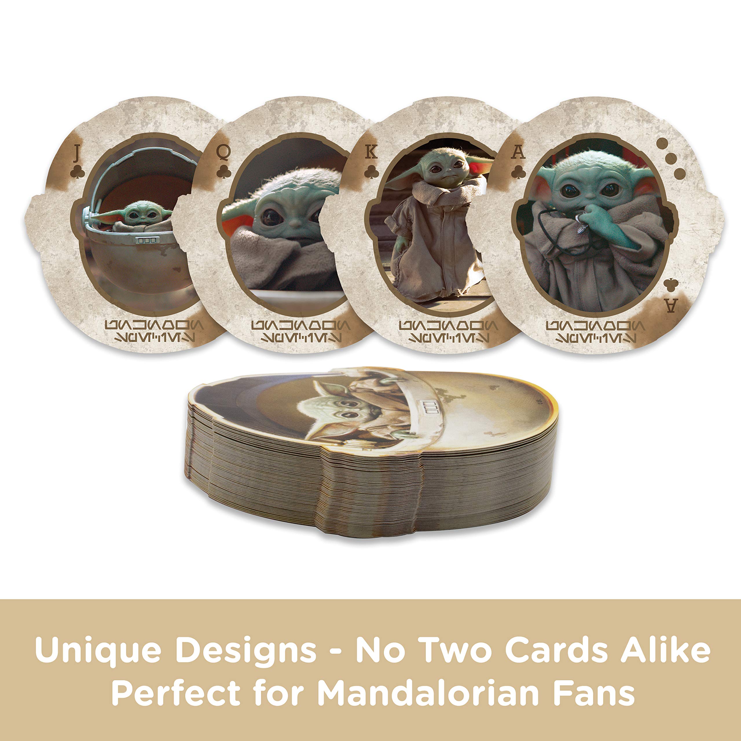 Foto 4 pulgar | Juego de Cartas Aquarius Star Wars The Mandalorian Baby Yoda - Venta Internacional
