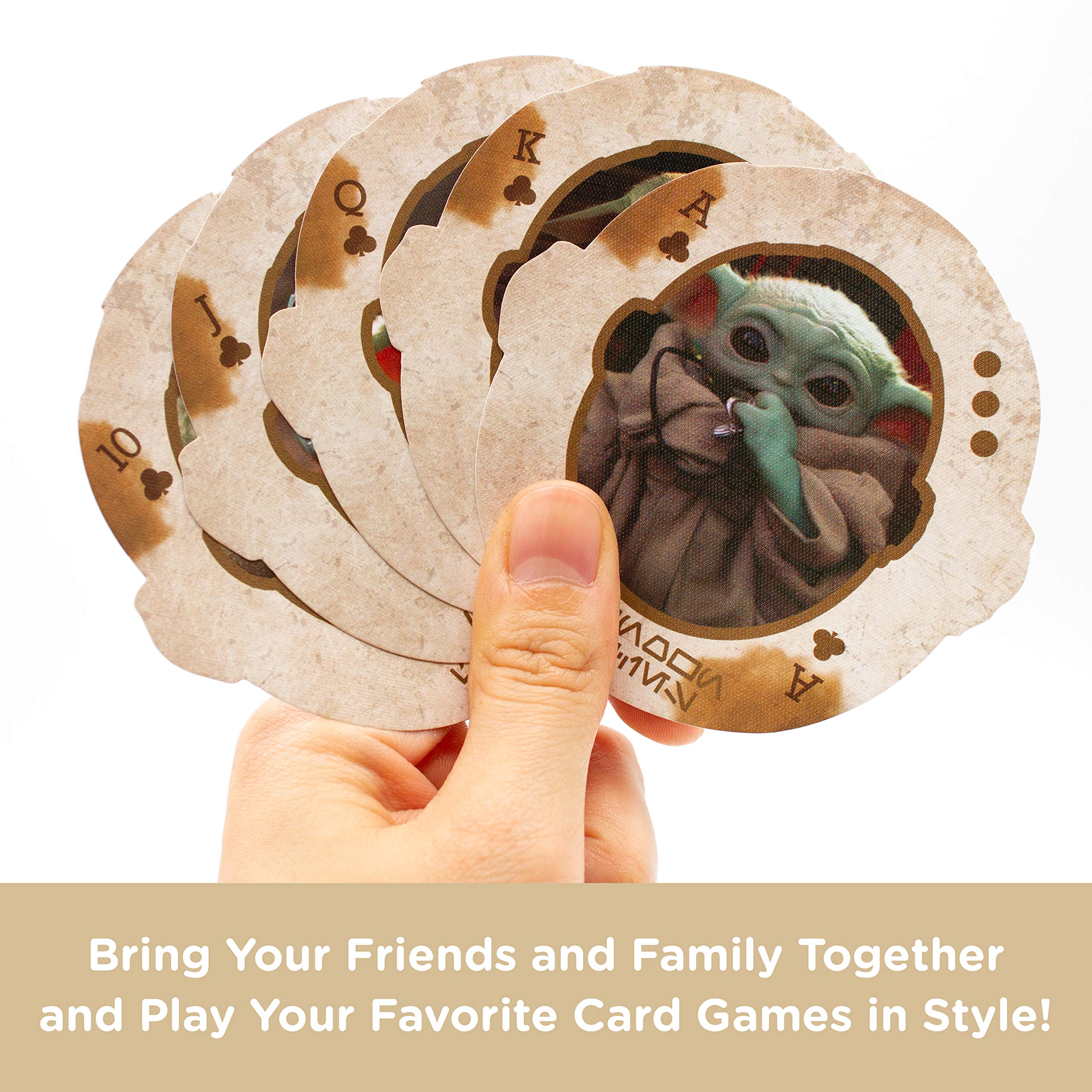 Foto 5 pulgar | Juego de Cartas Aquarius Star Wars The Mandalorian Baby Yoda - Venta Internacional