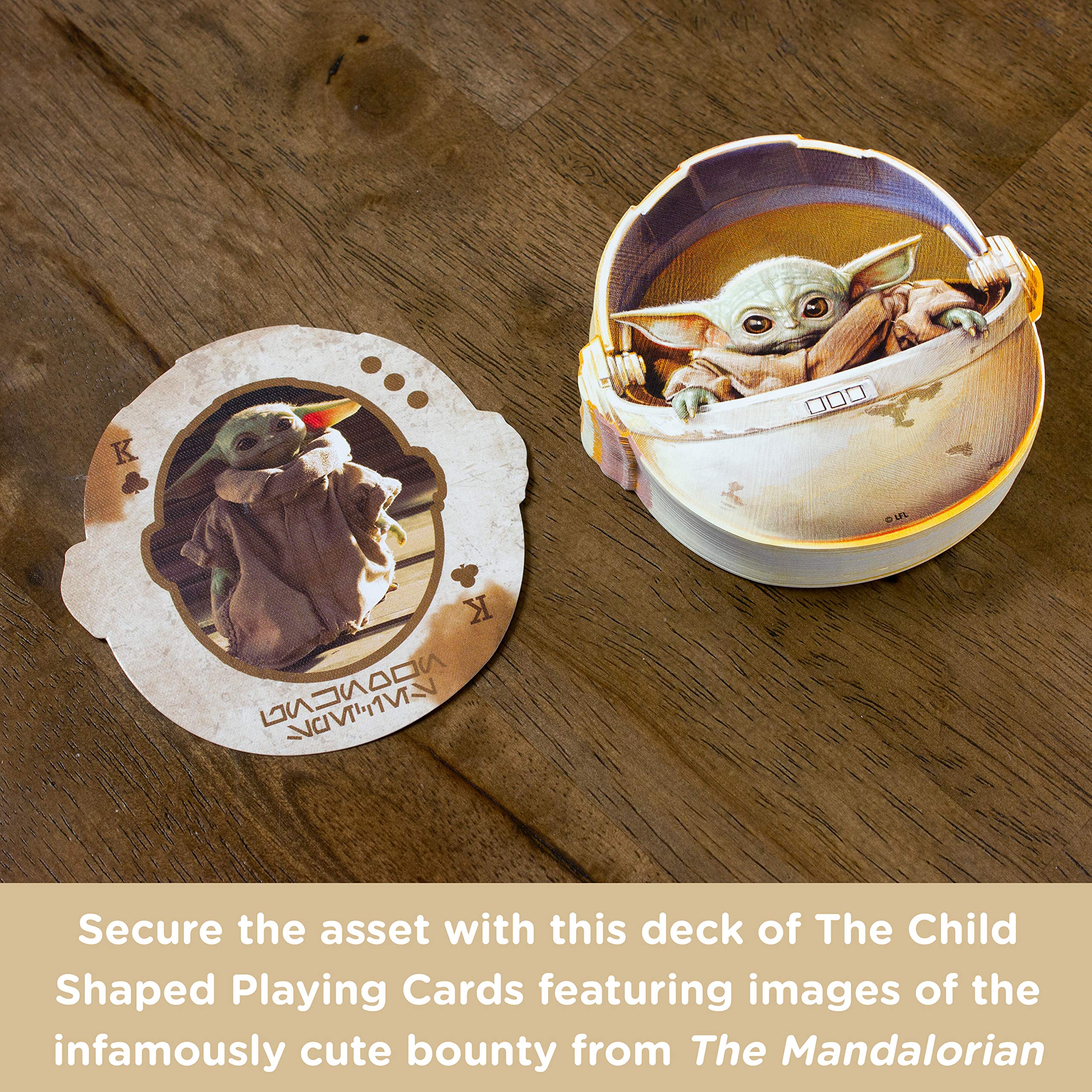 Foto 6 pulgar | Juego de Cartas Aquarius Star Wars The Mandalorian Baby Yoda - Venta Internacional