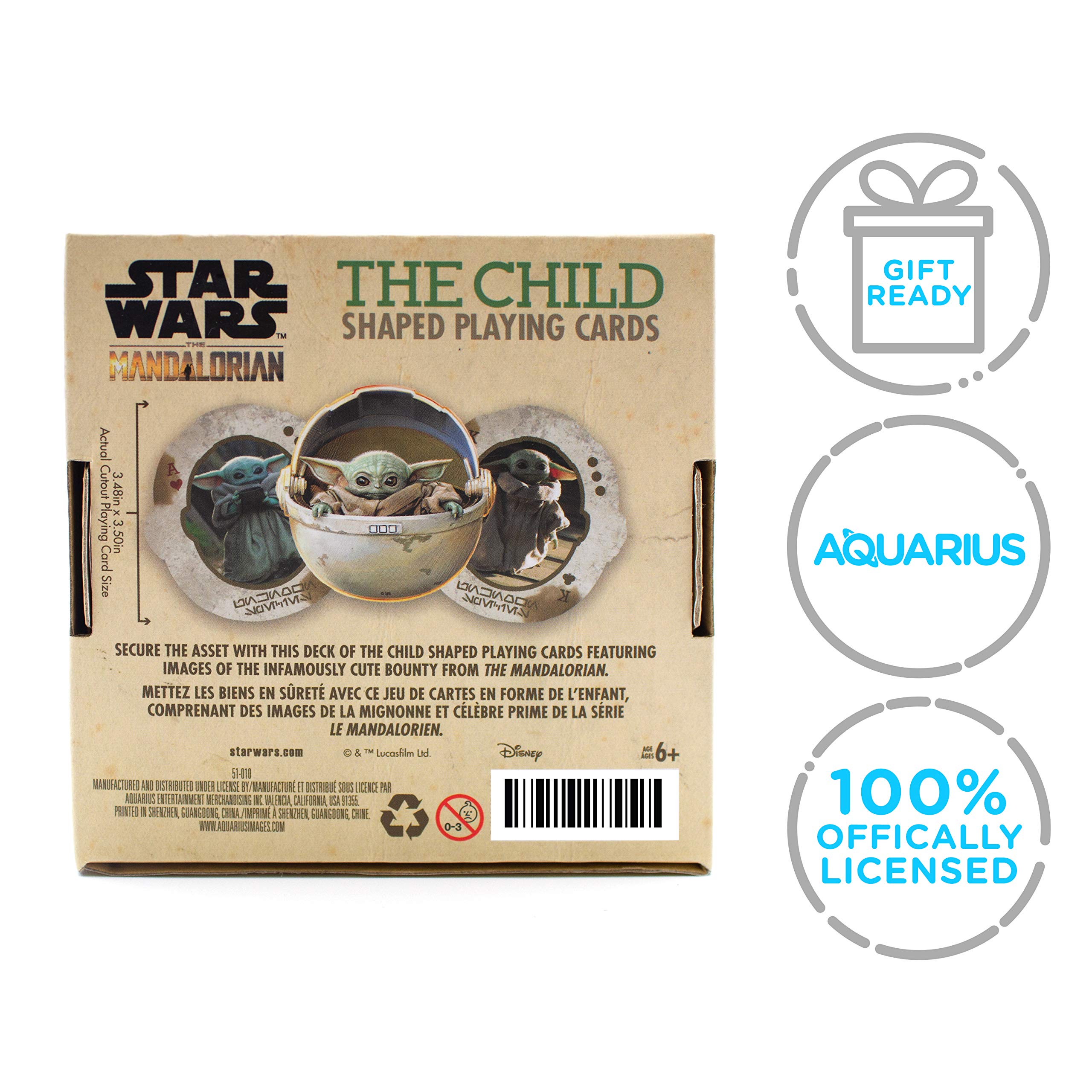 Foto 8 pulgar | Juego de Cartas Aquarius Star Wars The Mandalorian Baby Yoda - Venta Internacional
