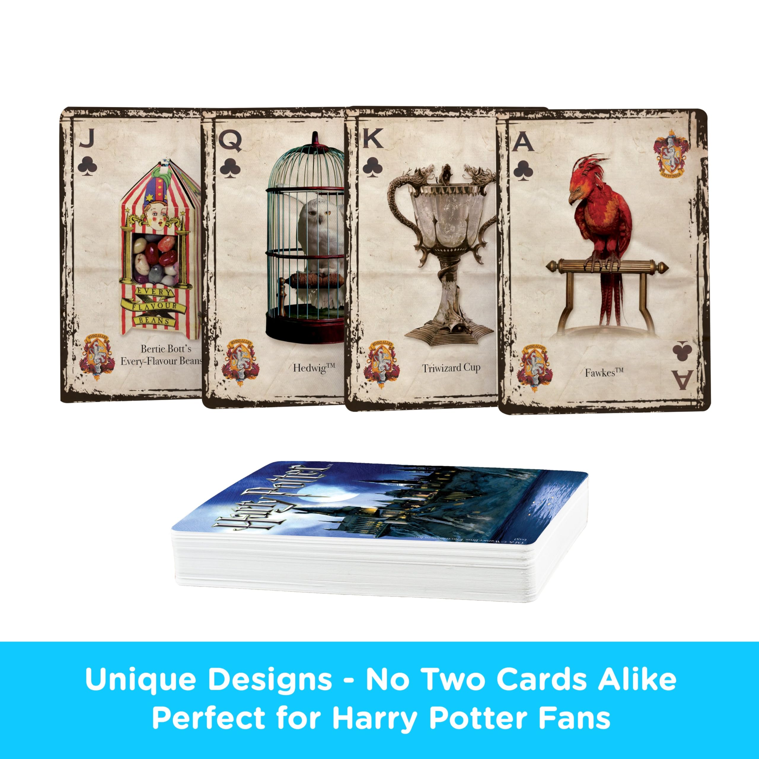 Foto 3 | Baraja De Cartas Con Temática De Harry Potter De Aquarius - Venta Internacional.