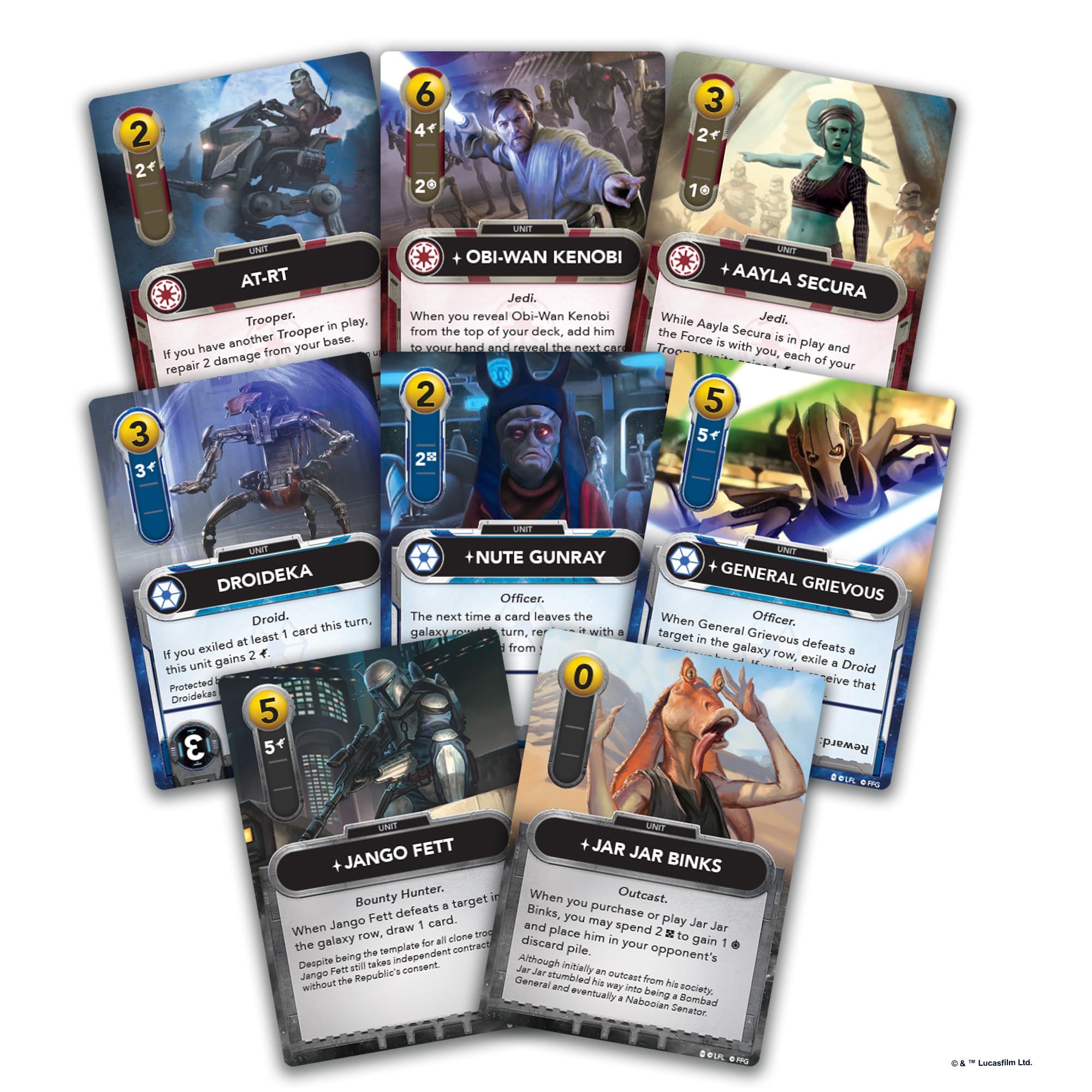 Foto 3 pulgar | Juego De Cartas Fantasy Flight Games Star Wars The Clone Wars Ed. - Venta Internacional.