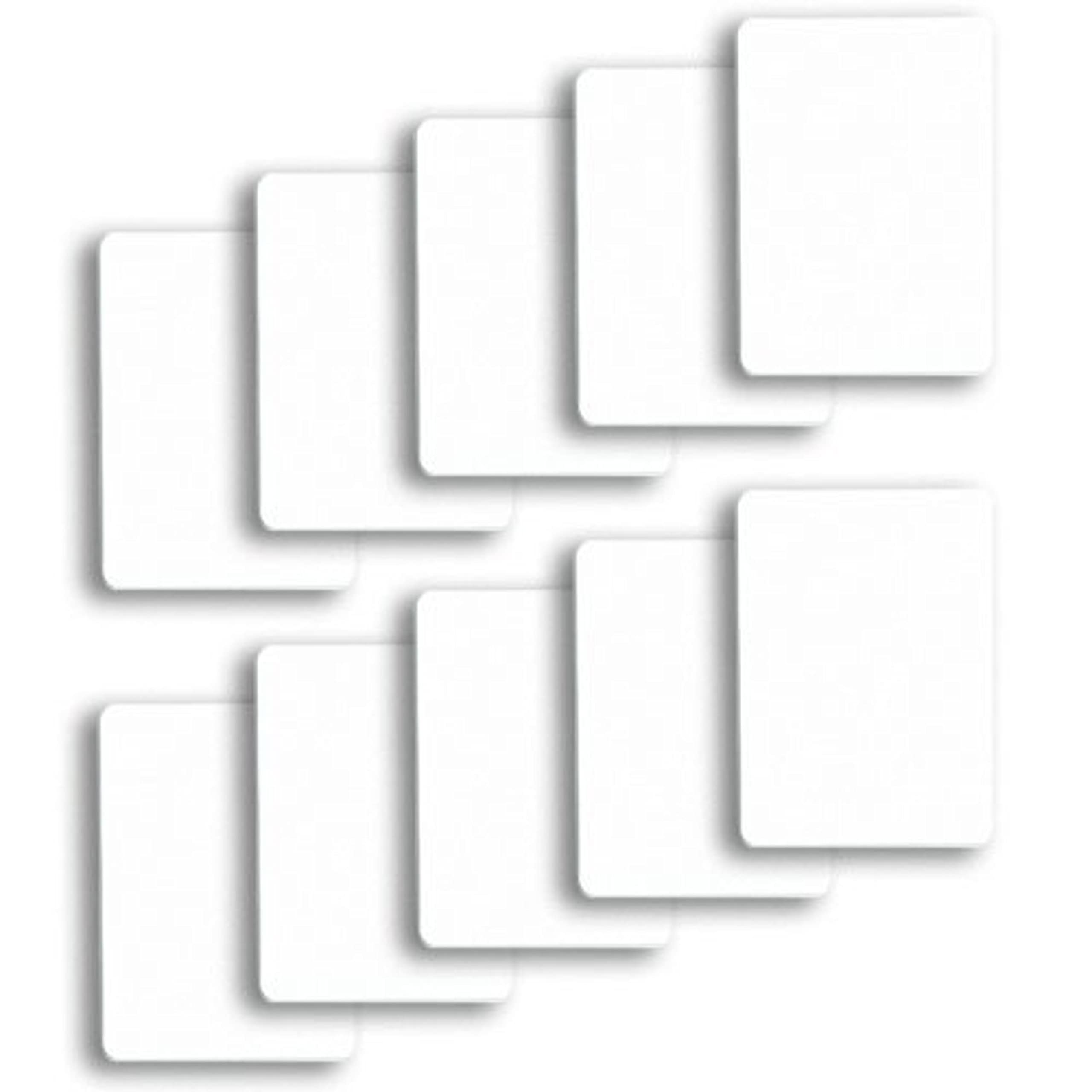 Foto 2 pulgar | Juego de 10 Cartas de Póker Blancas Recortadas Brybelly 100% plástico - Venta Internacional