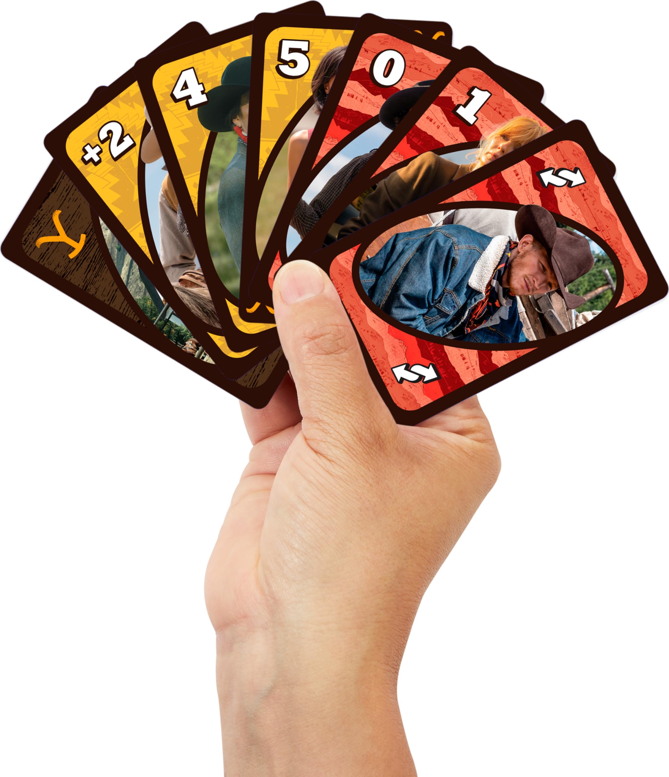 Foto 3 pulgar | Juego De Cartas Mattel Games Uno Yellowstone Para Niños Y Adultos Y Familia - Venta Internacional.