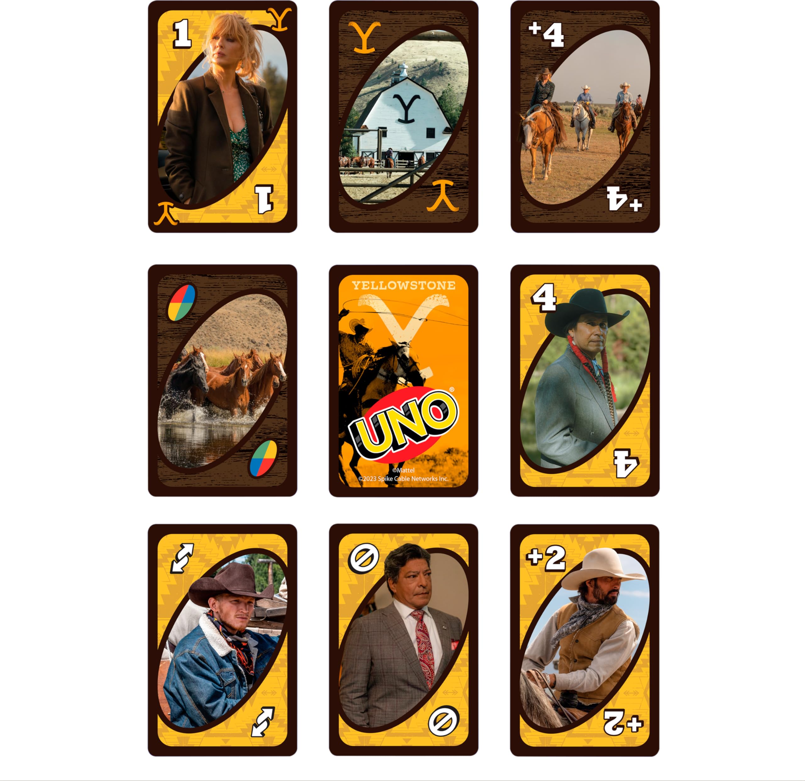 Foto 4 pulgar | Juego De Cartas Mattel Games Uno Yellowstone Para Niños Y Adultos Y Familia - Venta Internacional.