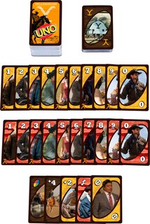 Foto 4 | Juego De Cartas Mattel Games Uno Yellowstone Para Niños Y Adultos Y Familia - Venta Internacional.