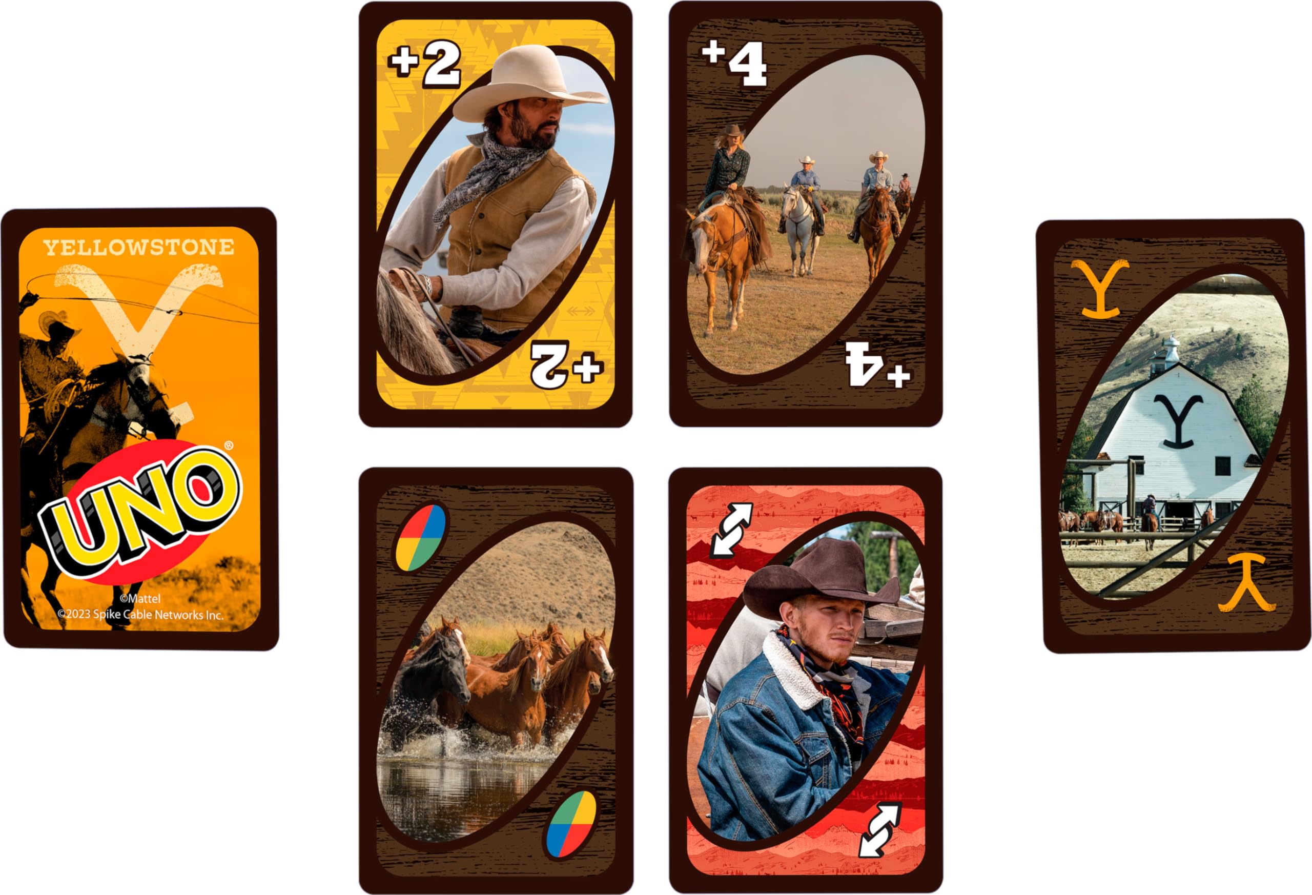 Foto 6 pulgar | Juego De Cartas Mattel Games Uno Yellowstone Para Niños Y Adultos Y Familia - Venta Internacional.