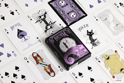 Foto 2 | Bicicleta De Cartas Disney La Pesadilla Antes De C De Tim Burton - Venta Internacional.