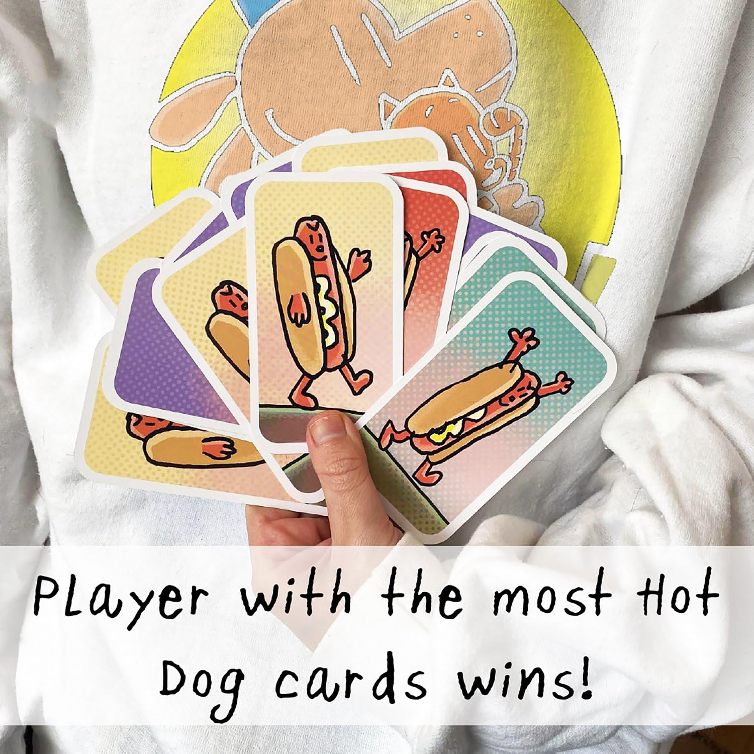 Foto 5 pulgar | Juego De Cartas University Games Dog Man Hot Dog In A Tin A Tin, Más De 6 Años - Venta Internacional.