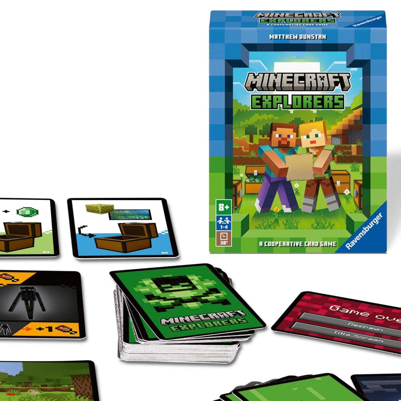 Juego De Cartas Ravensburger Minecraft Explorers 21580 Age 8+ - Venta Internacional. $579