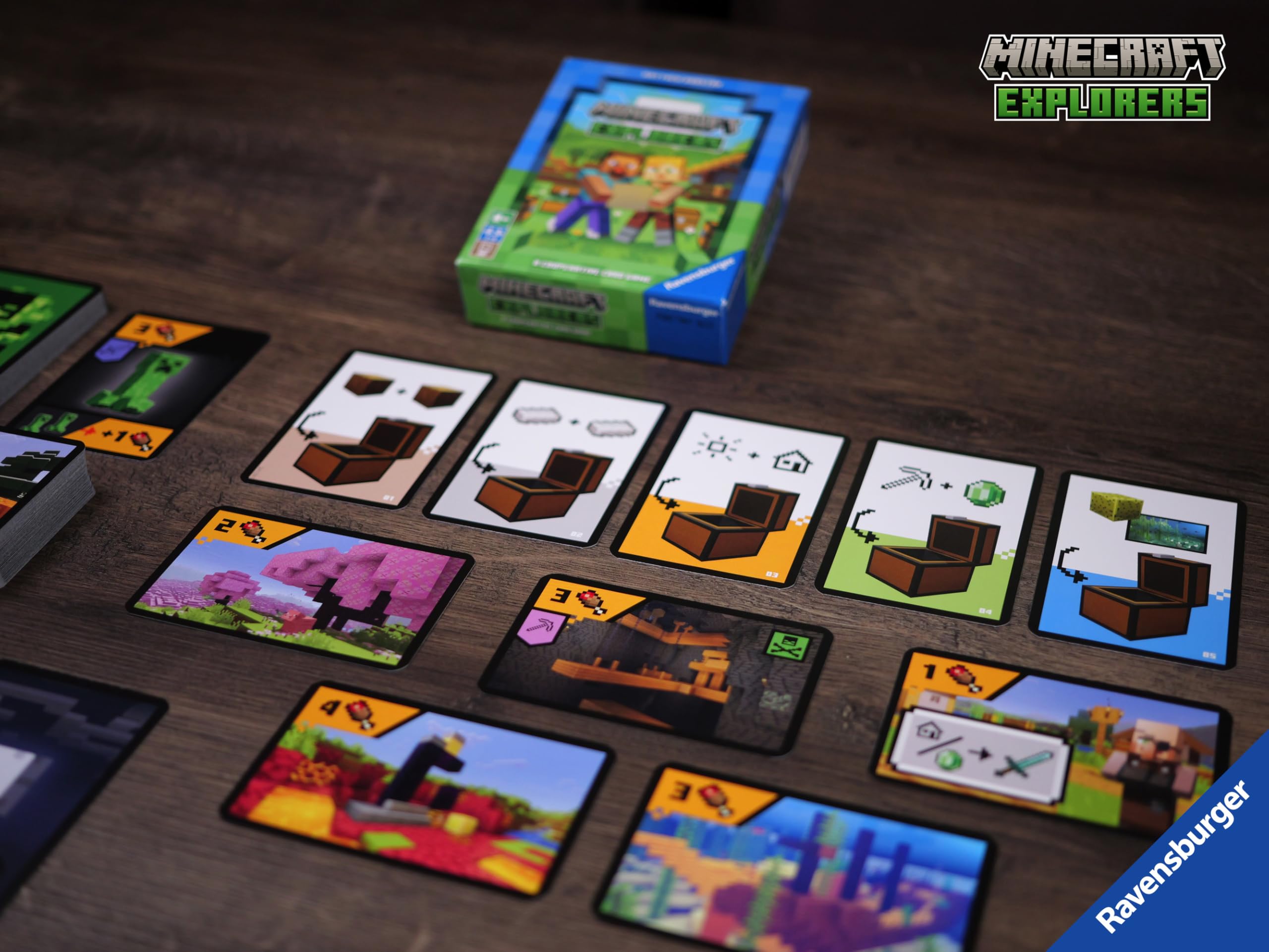 Foto 7 pulgar | Juego De Cartas Ravensburger Minecraft Explorers 21580 Age 8+ - Venta Internacional.