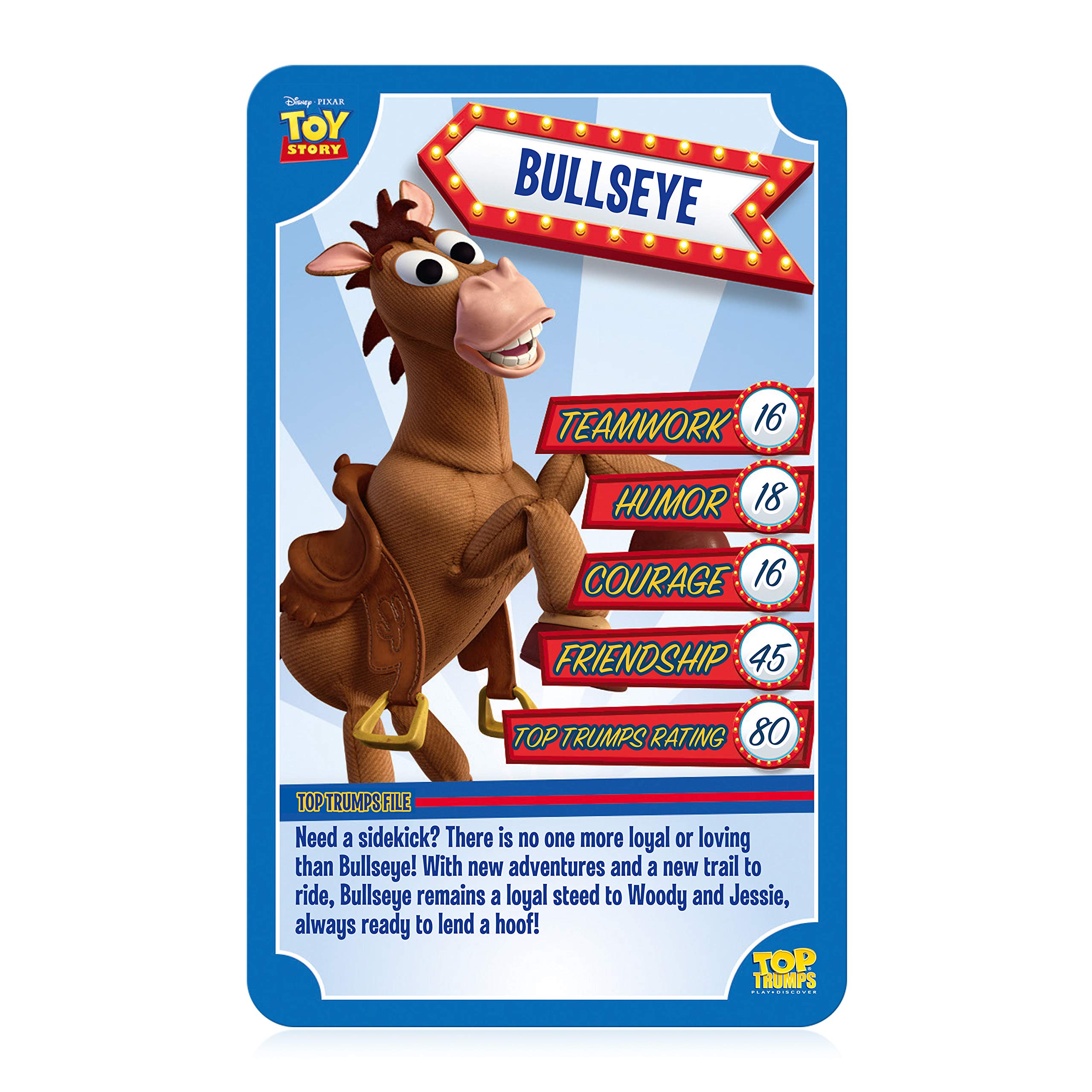 Foto 4 pulgar | Juego De Cartas Top Trumps Disney Pixar Toy Story Para Niños Mayores De 6 Años - Venta Internacional.