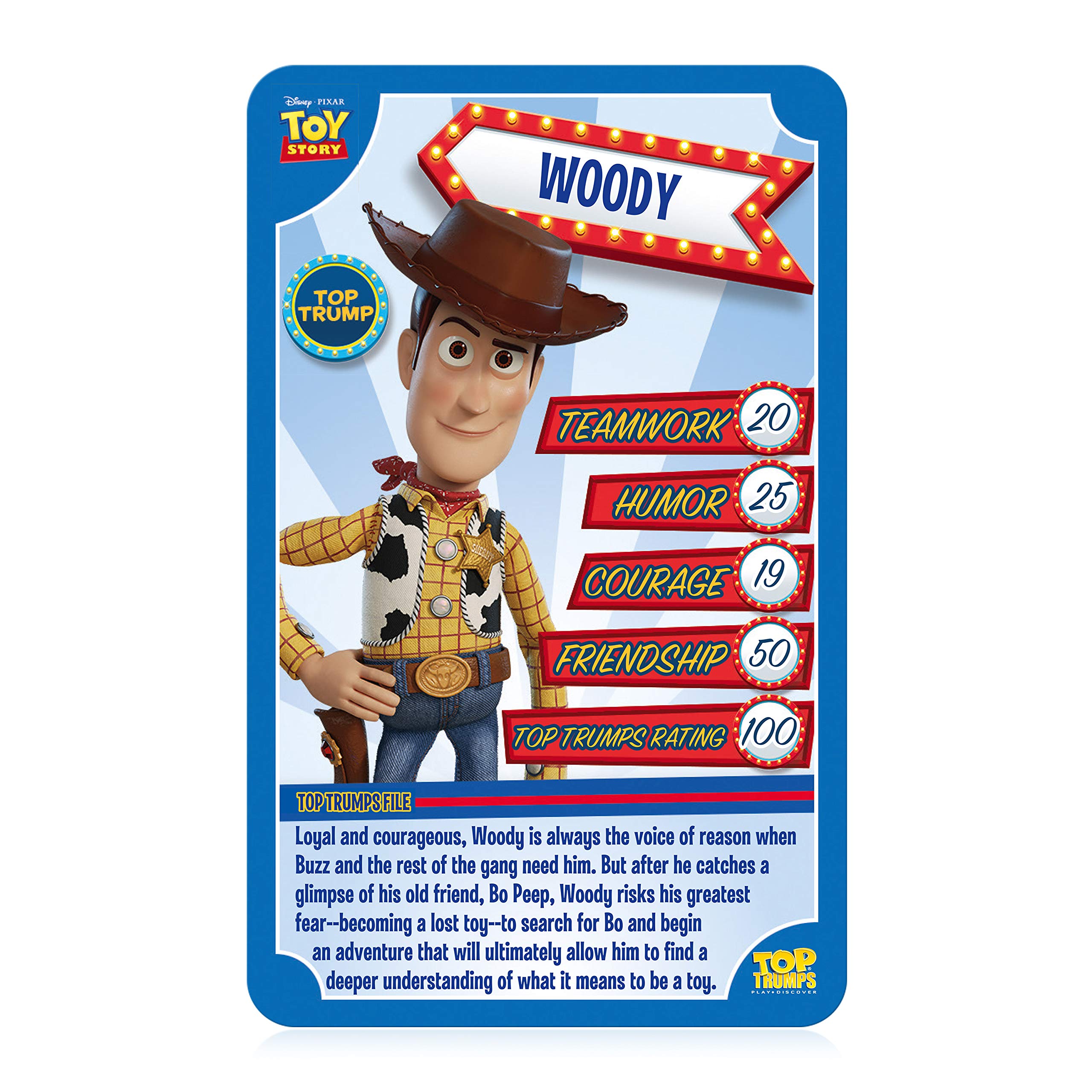 Foto 6 pulgar | Juego De Cartas Top Trumps Disney Pixar Toy Story Para Niños Mayores De 6 Años - Venta Internacional.