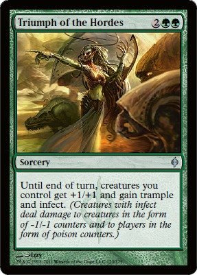 Foto 2 pulgar | Card Magic: The Gathering Triumph Of The Hordes: Nueva Phyrexia - Venta Internacional.