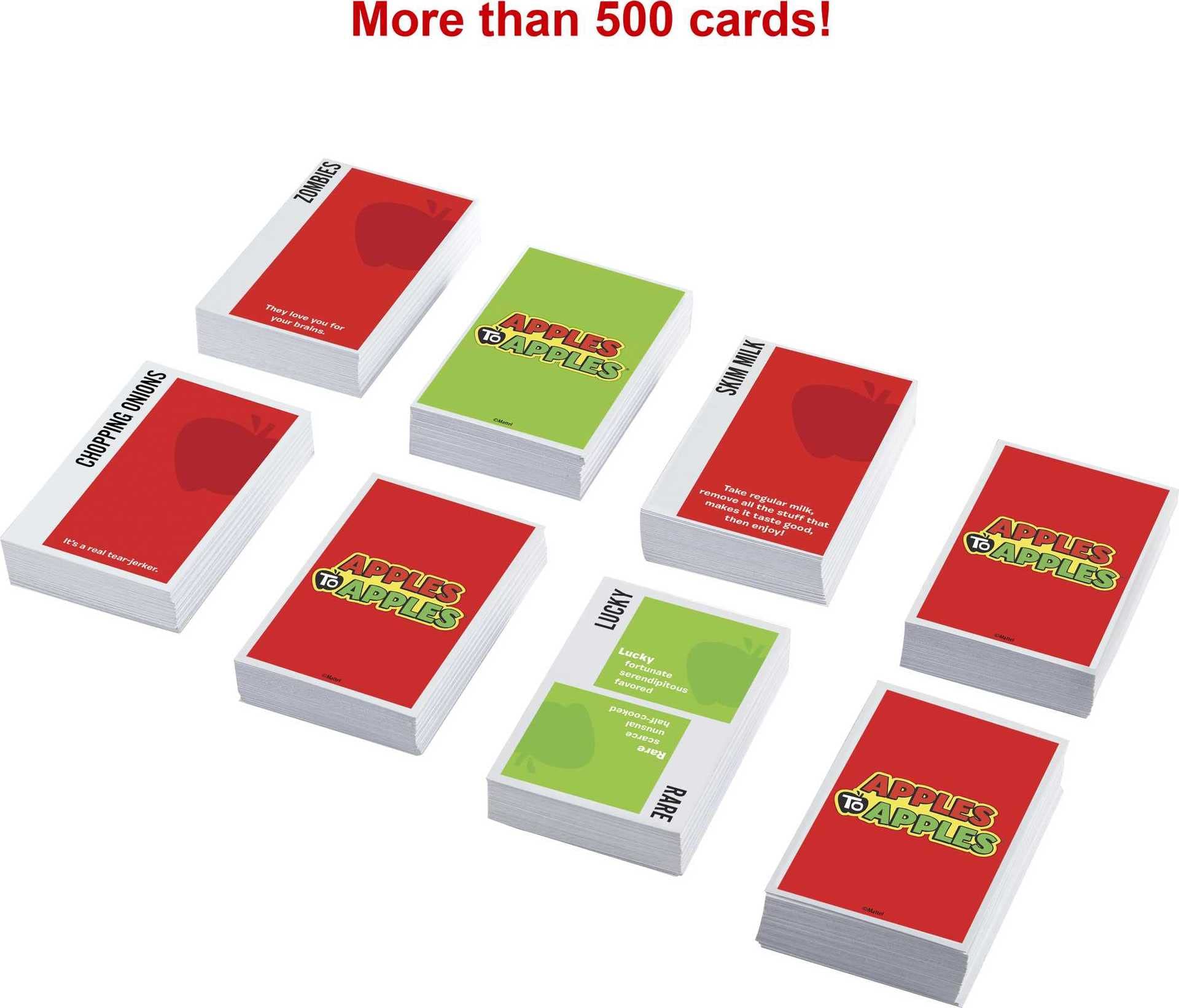 Foto 5 pulgar | Juego de Cartas Mattel Games Apples To Apples con más de 500 Cartas - Venta Internacional