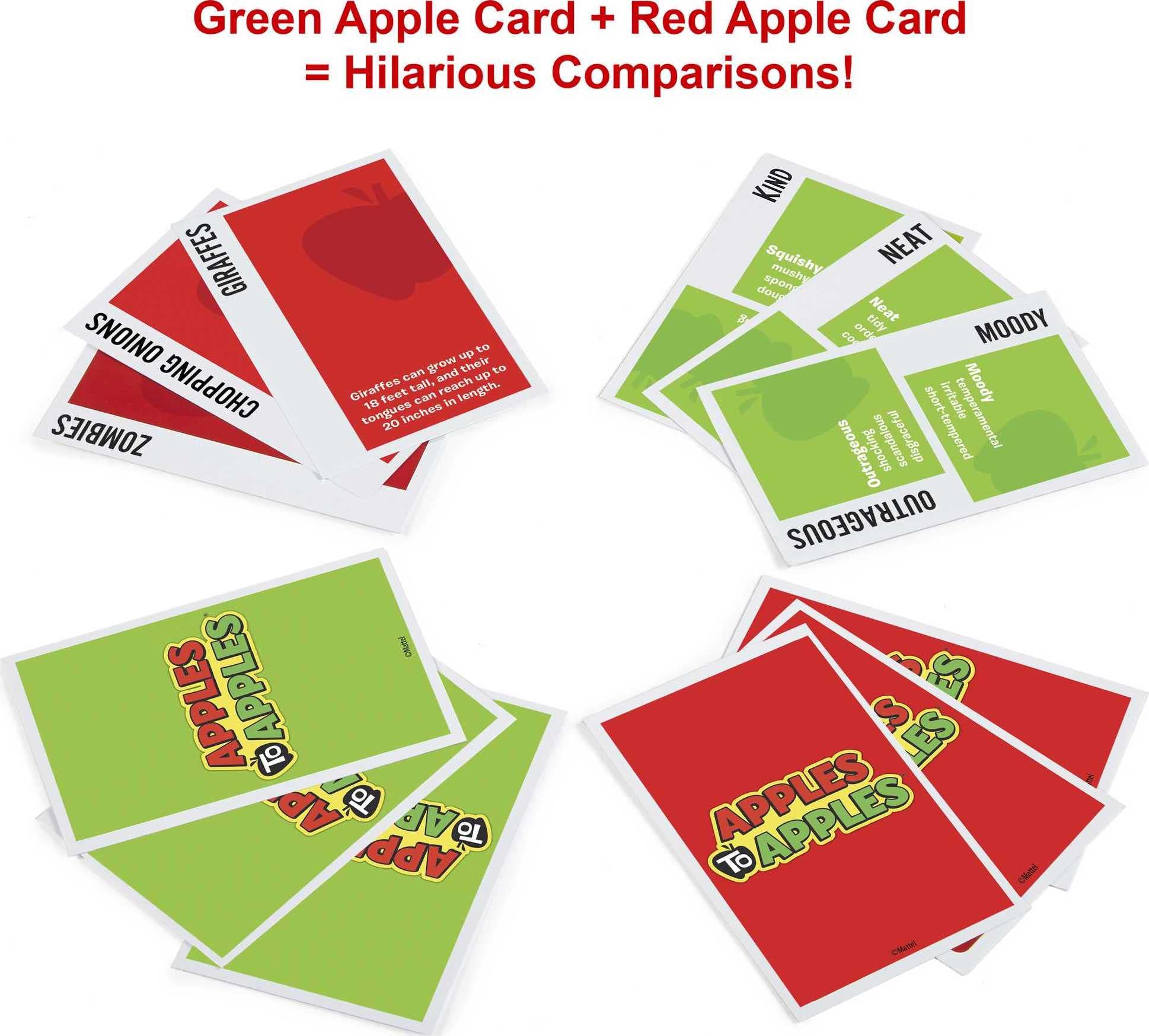 Foto 6 pulgar | Juego de Cartas Mattel Games Apples To Apples con más de 500 Cartas - Venta Internacional