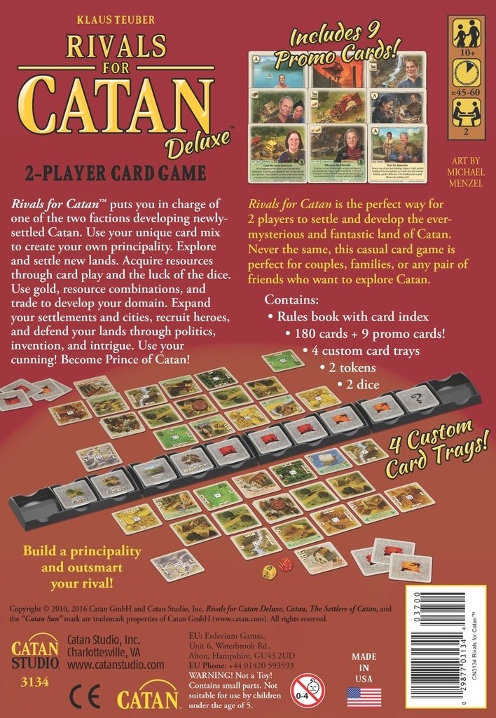 Foto 3 pulgar | Juego de Cartas Catan Rivals Edición de Lujo - Venta Internacional