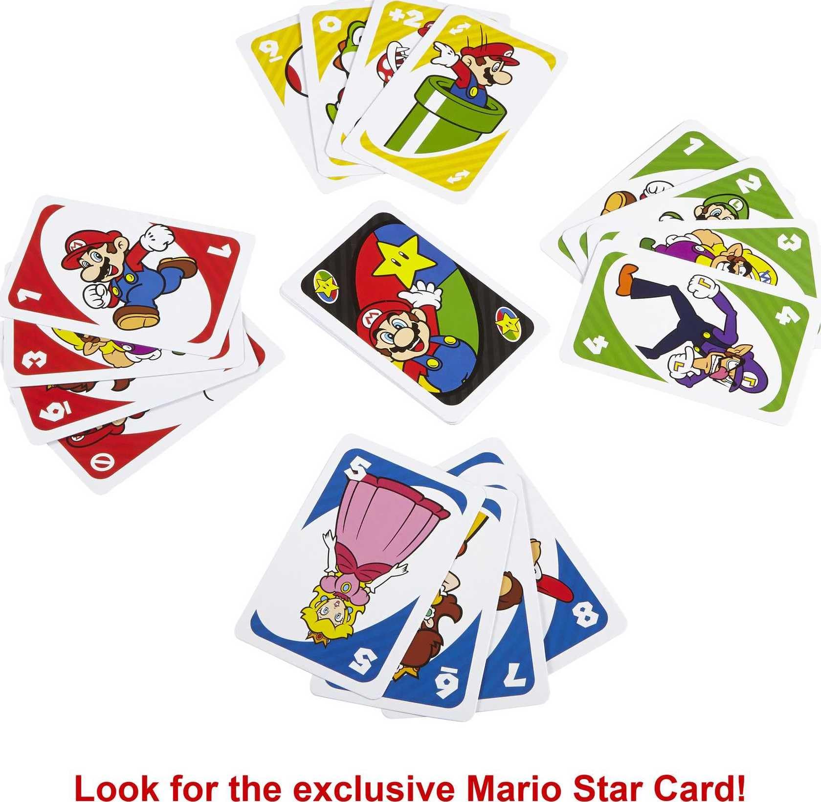 Foto 6 pulgar | Juego de Cartas Mattel Games Uno Super Mario con Lata Coleccionable - Venta Internacional