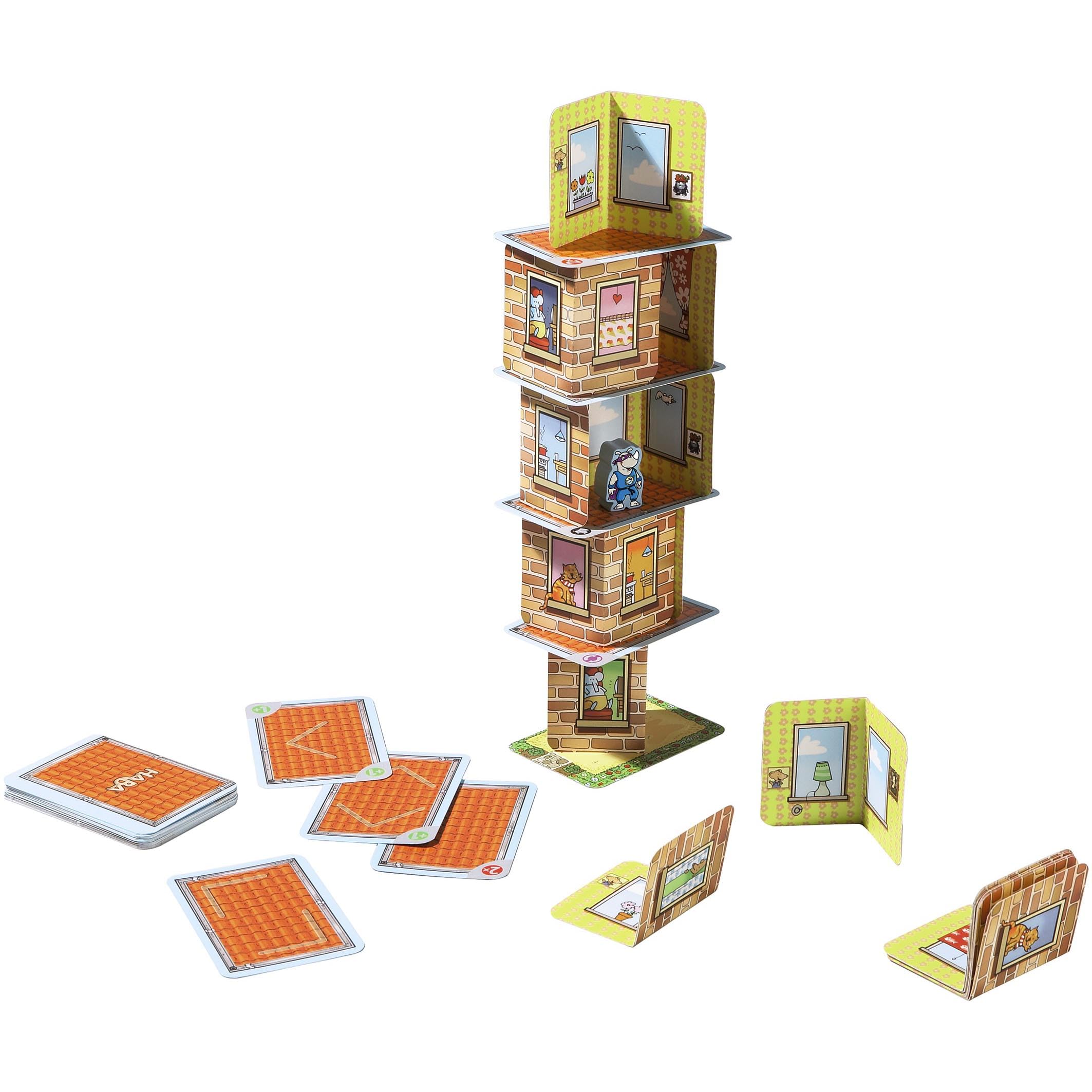 Foto 2 pulgar | Juego De Cartas Haba Rhino Hero Stacking Adventure Kids 5+ Years - Venta Internacional.