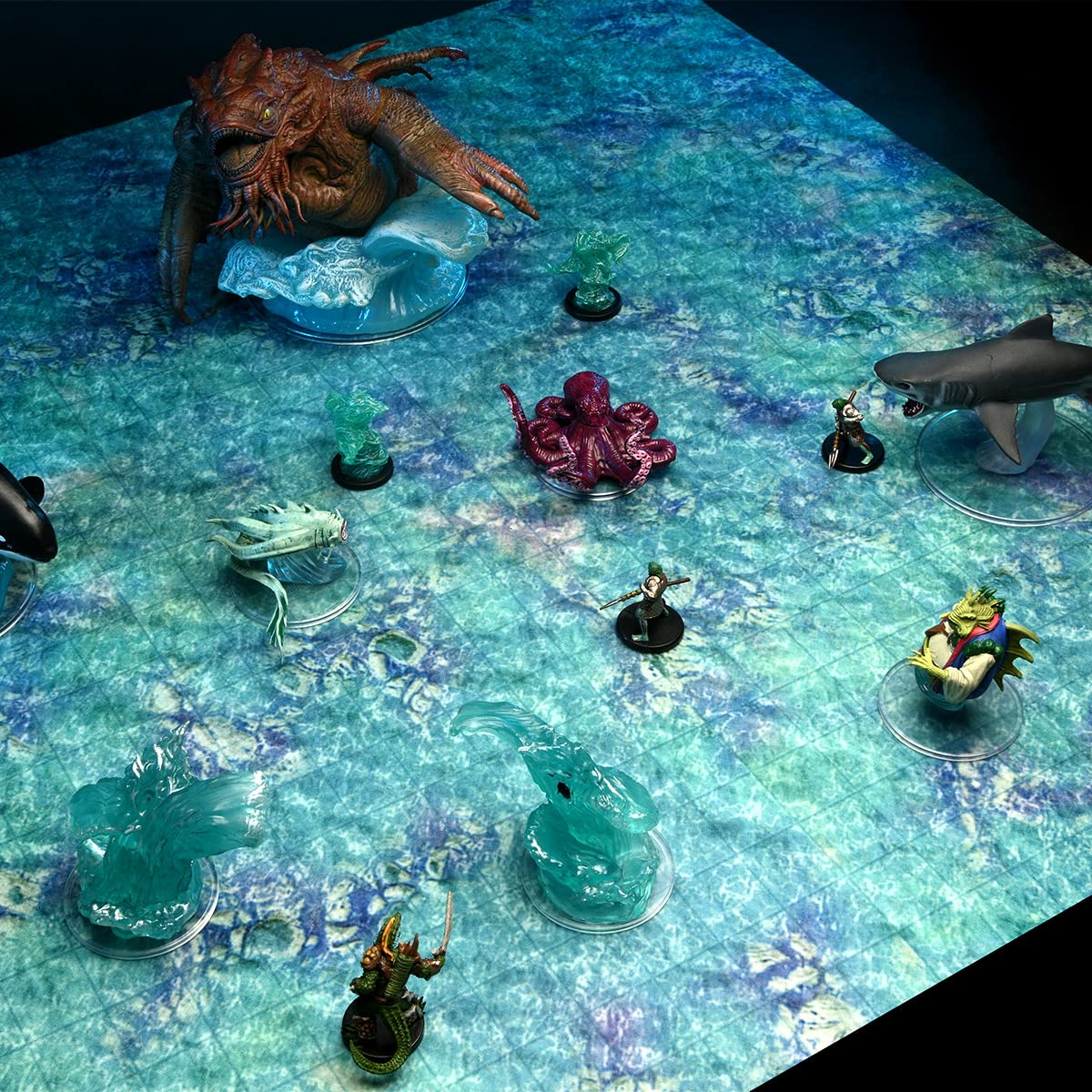 Foto 5 | Tapete de Juego Wizkids Warlock Tiles Subterranean Lake 60 x 60 cm - Venta Internacional