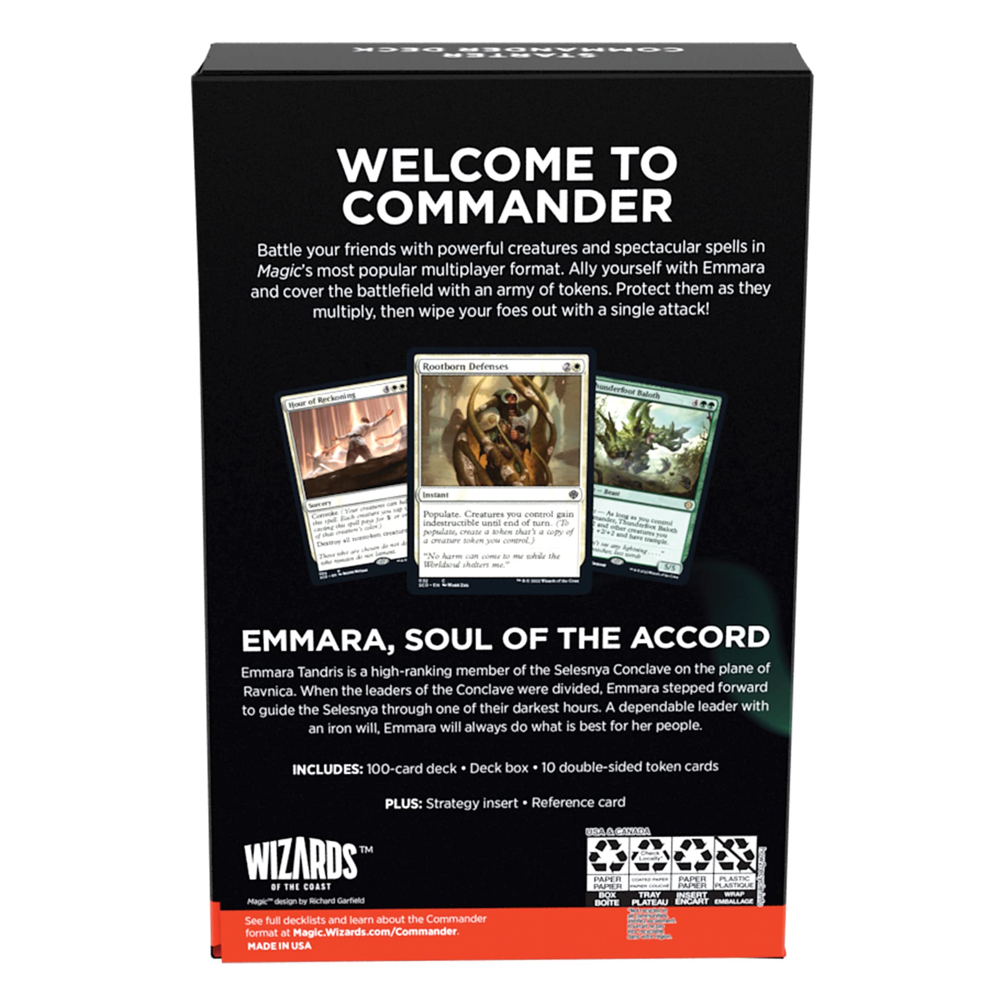 Foto 4 | Starter Commander Deck Magic The Gathering Token Triumph - Venta Internacional.