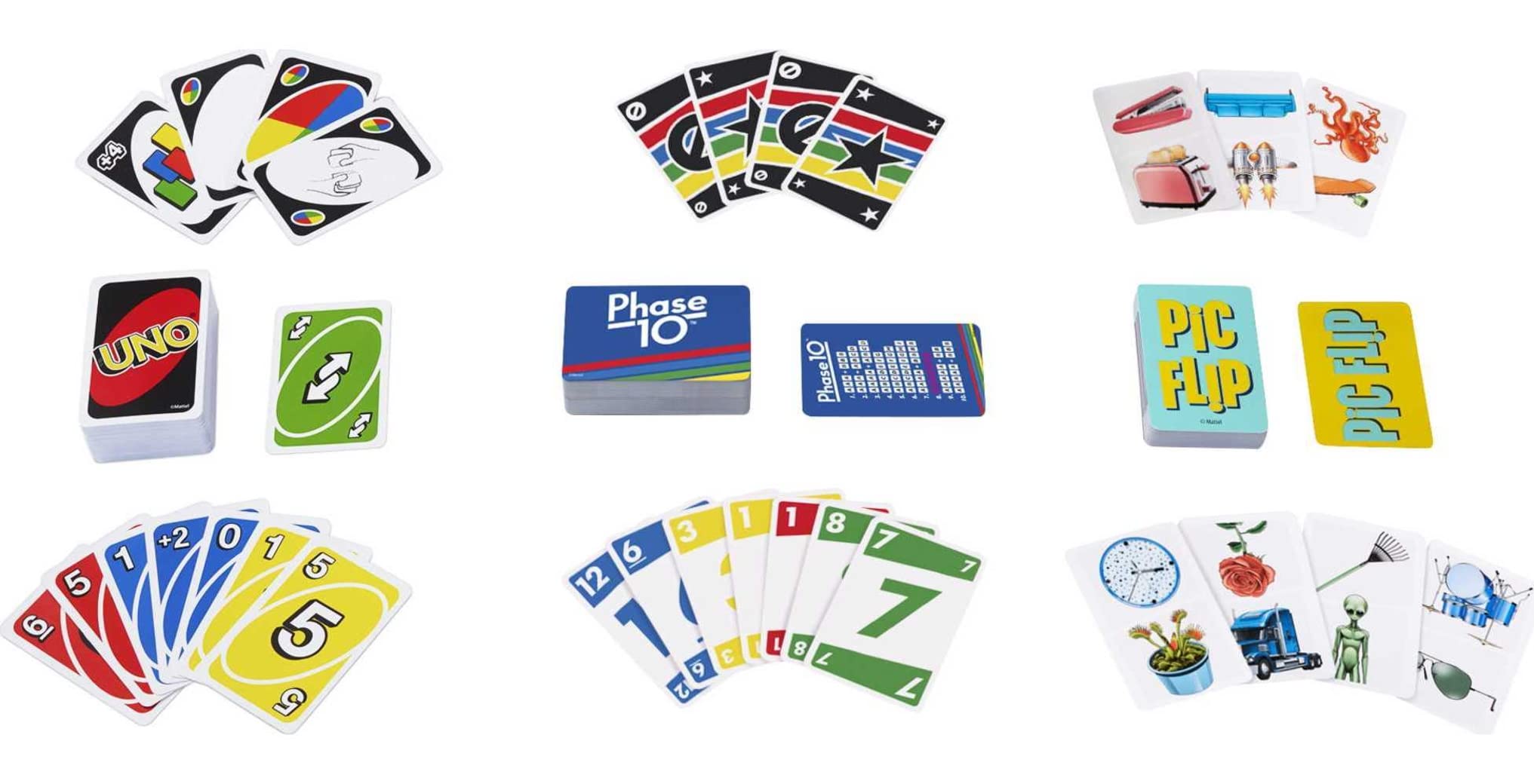 Foto 4 pulgar | Paquete De Juegos De Cartas Mattel Uno Phase 10 Y Pic Flip De Más De 7 Años - Venta Internacional.