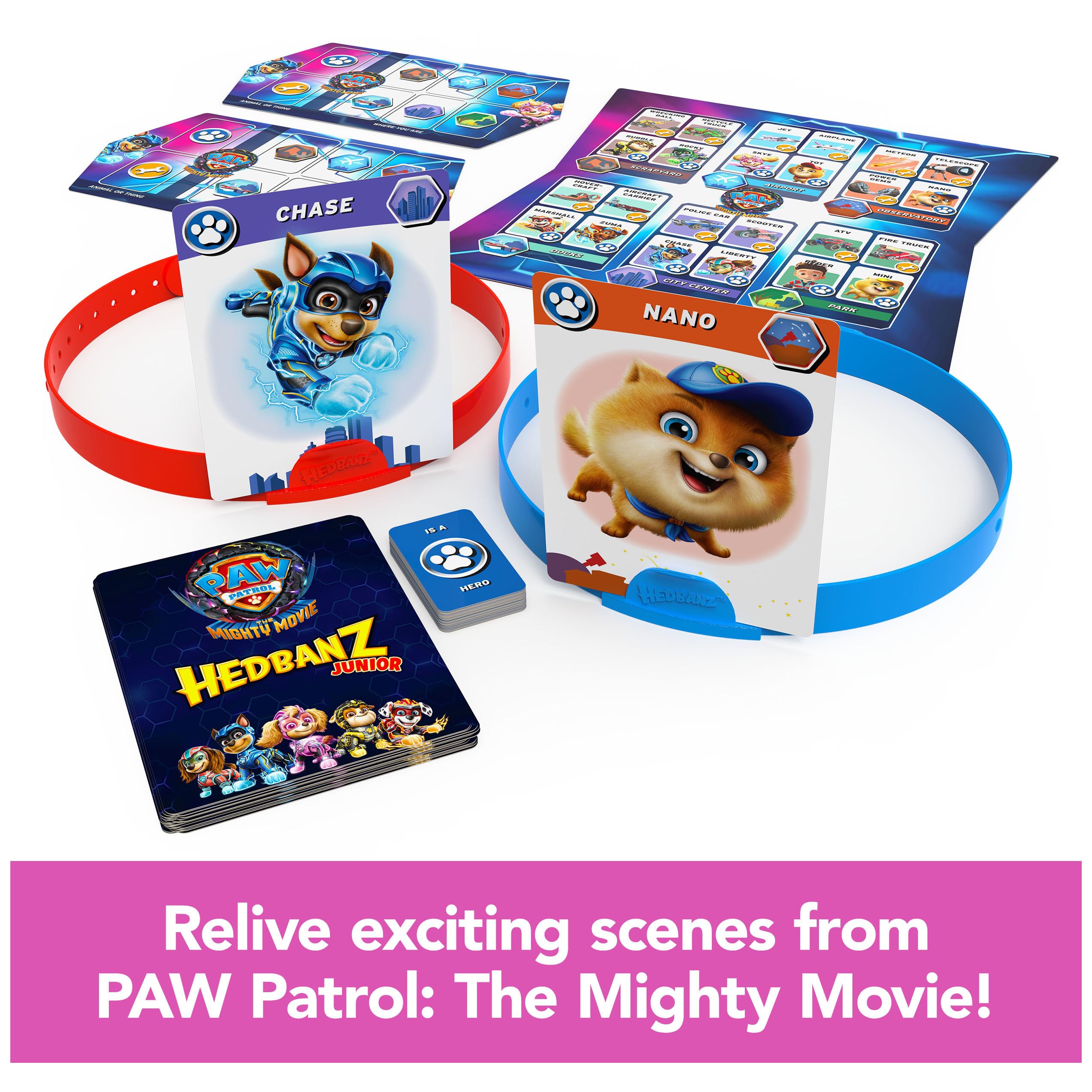 Foto 6 pulgar | Juego Familiar Spin Master Hedbanz Junior Paw Patrol Desde Hace Más De 5 Años - Venta Internacional.