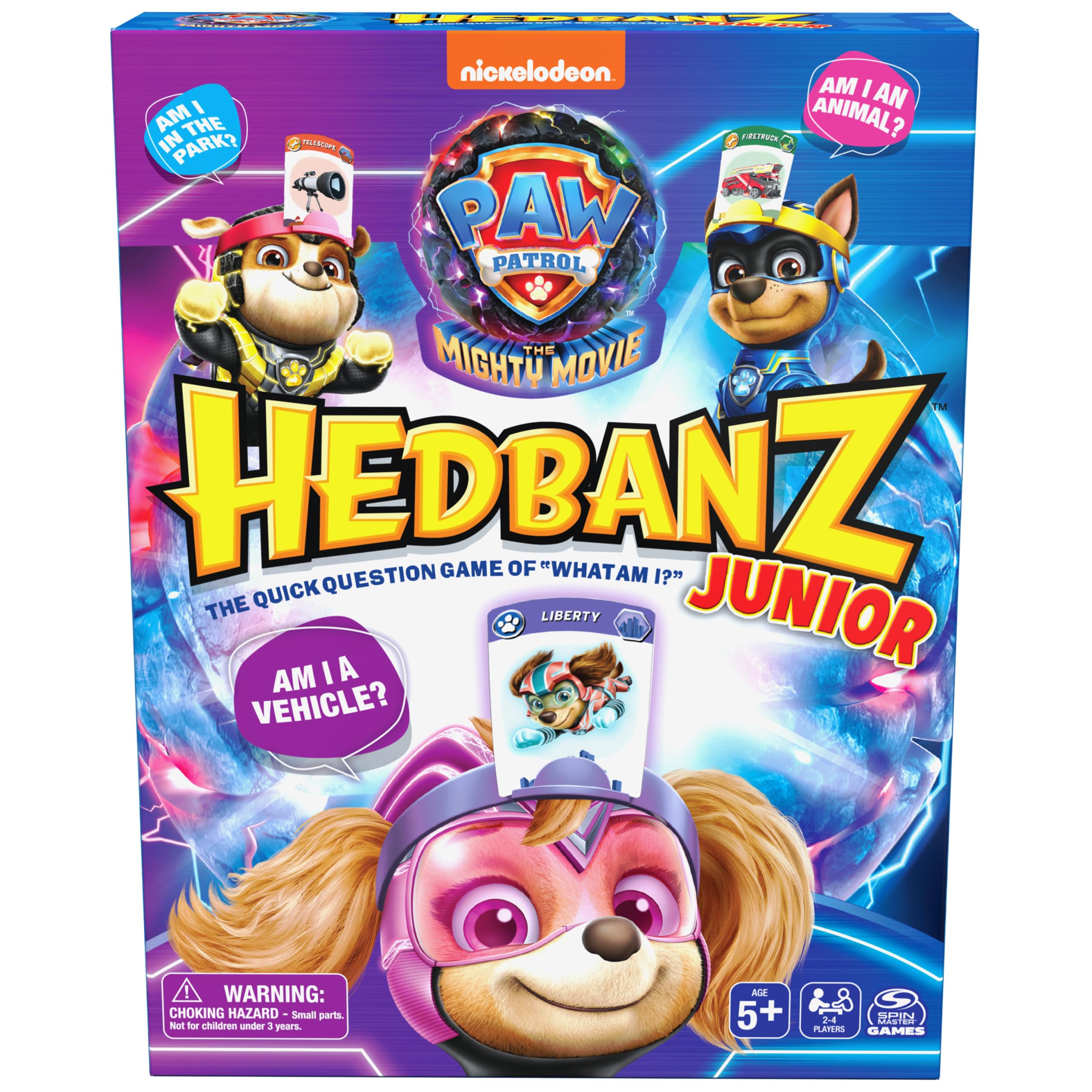 Foto 7 pulgar | Juego Familiar Spin Master Hedbanz Junior Paw Patrol Desde Hace Más De 5 Años - Venta Internacional.