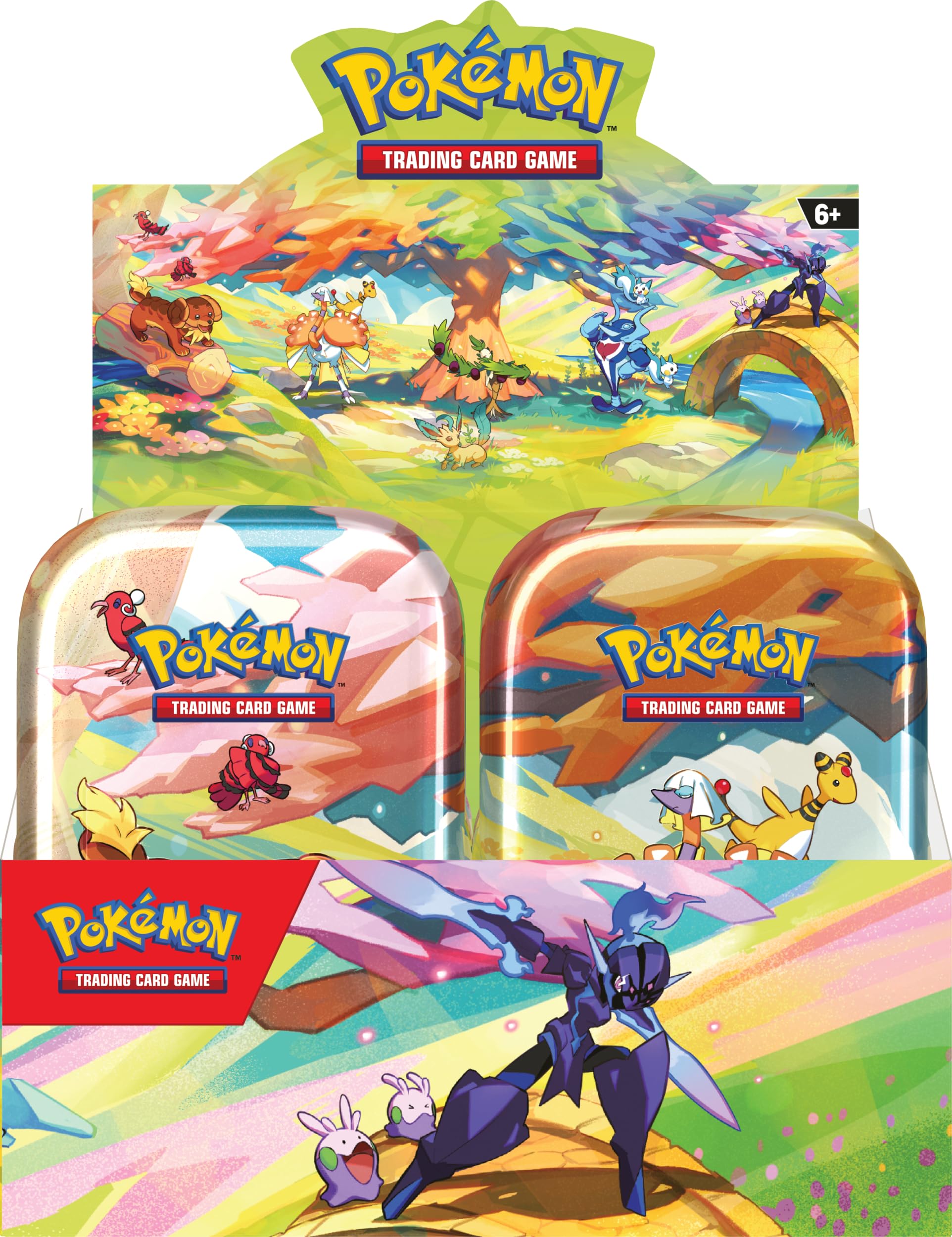 Foto 2 pulgar | Mini Lata Pokémon Tcg Vibrant Paldea Con 2 Paquetes De Refuerzo - Venta Internacional.