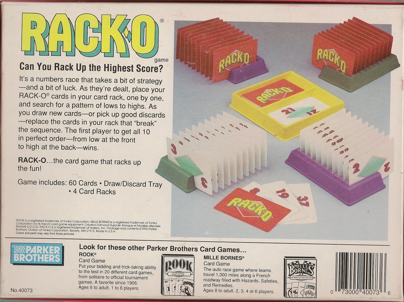 Foto 5 pulgar | Juego De Cartas Hasbro Gaming Racko 50th Anniversary Edition - Venta Internacional.