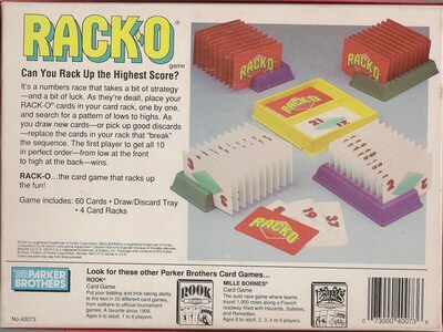 Foto 4 | Juego De Cartas Hasbro Gaming Racko 50th Anniversary Edition - Venta Internacional.