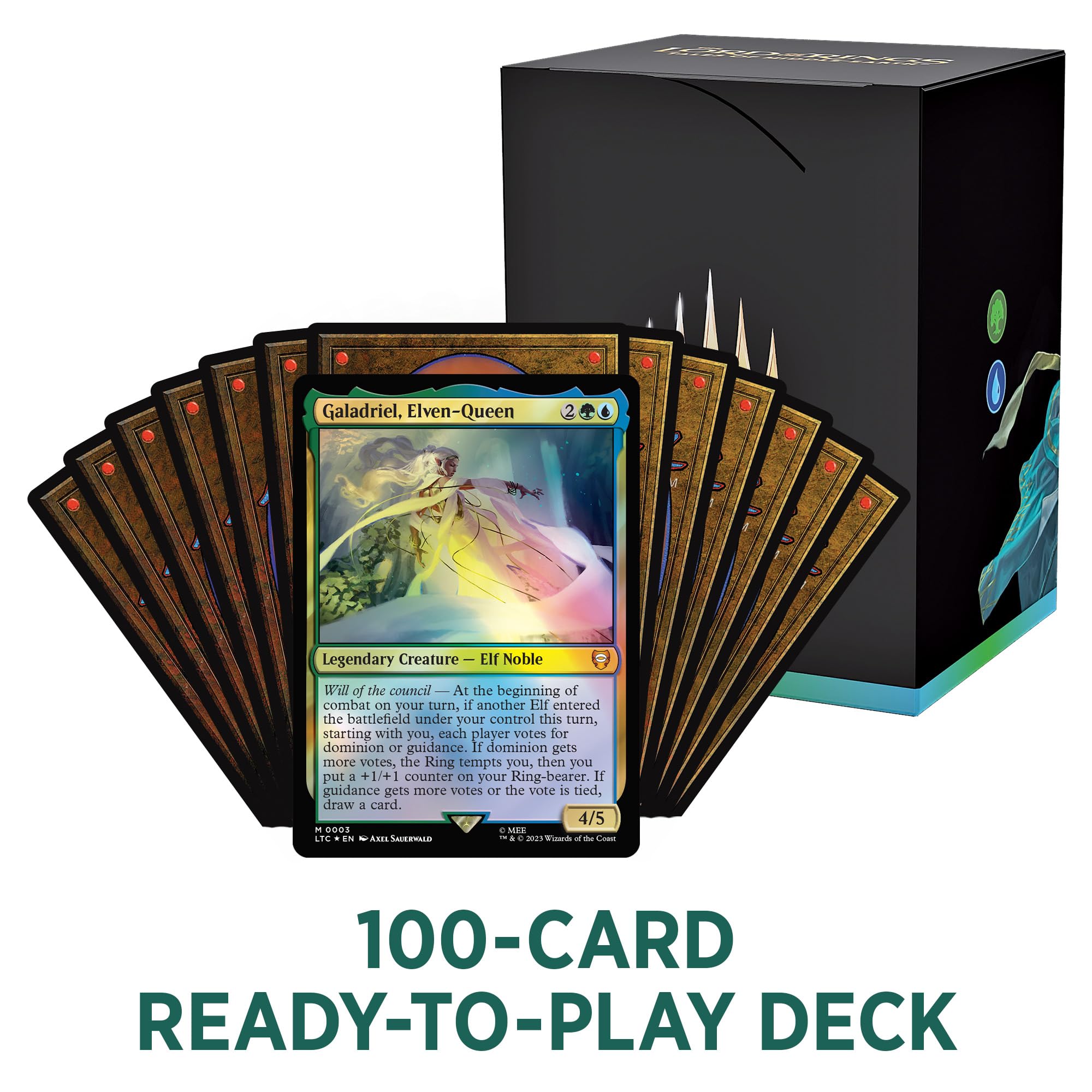 Foto 3 pulgar | Juego De Cartas Magic The Gathering The Lord Of The Rings Deck - Venta Internacional.