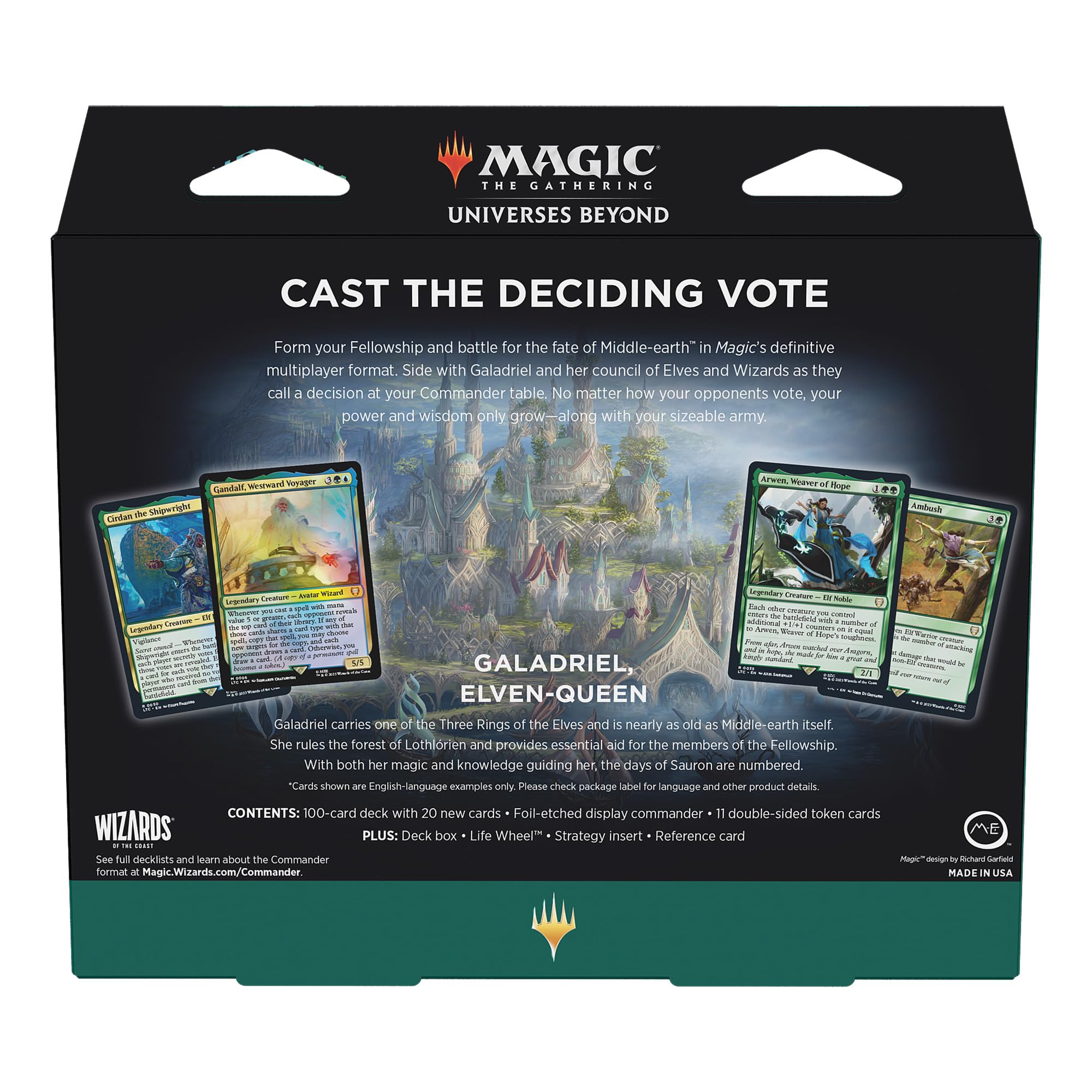 Foto 6 | Juego De Cartas Magic The Gathering The Lord Of The Rings Deck - Venta Internacional.
