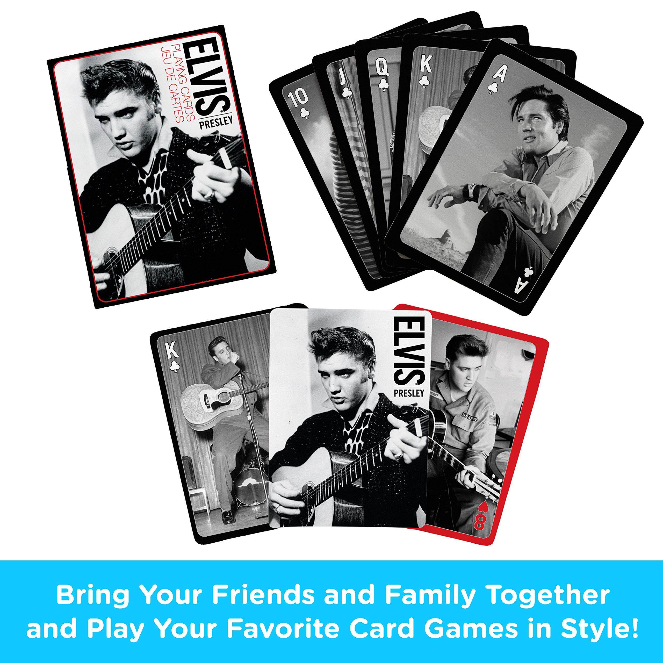 Foto 2 | Mazo De Póker Con Temática De Aquarius Elvis Presley - Venta Internacional.