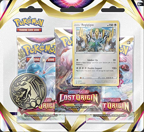 Foto 2 pulgar | Pokemon Tcg: Lost Origin Regigigas 3pk Blister - Venta Internacional.