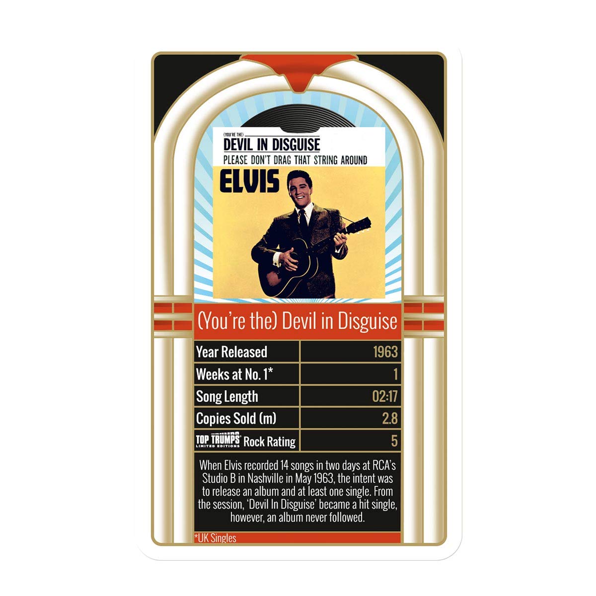 Foto 5 pulgar | Juego De Cartas Top Trimps Elvis Presley Edición Limitada De Más De 6 Años - Venta Internacional.