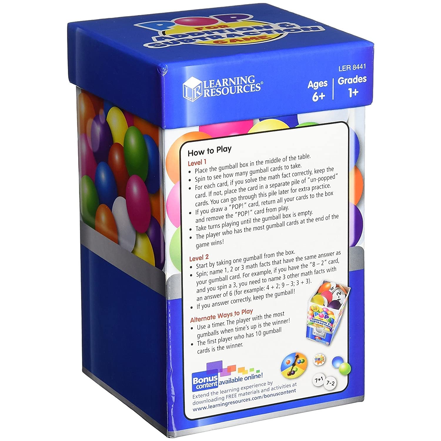 Foto 3 pulgar | Los Recursos De Aprendizaje De Juegos Matemáticos Aparecen Para Sumar Y Restar - Venta Internacional.