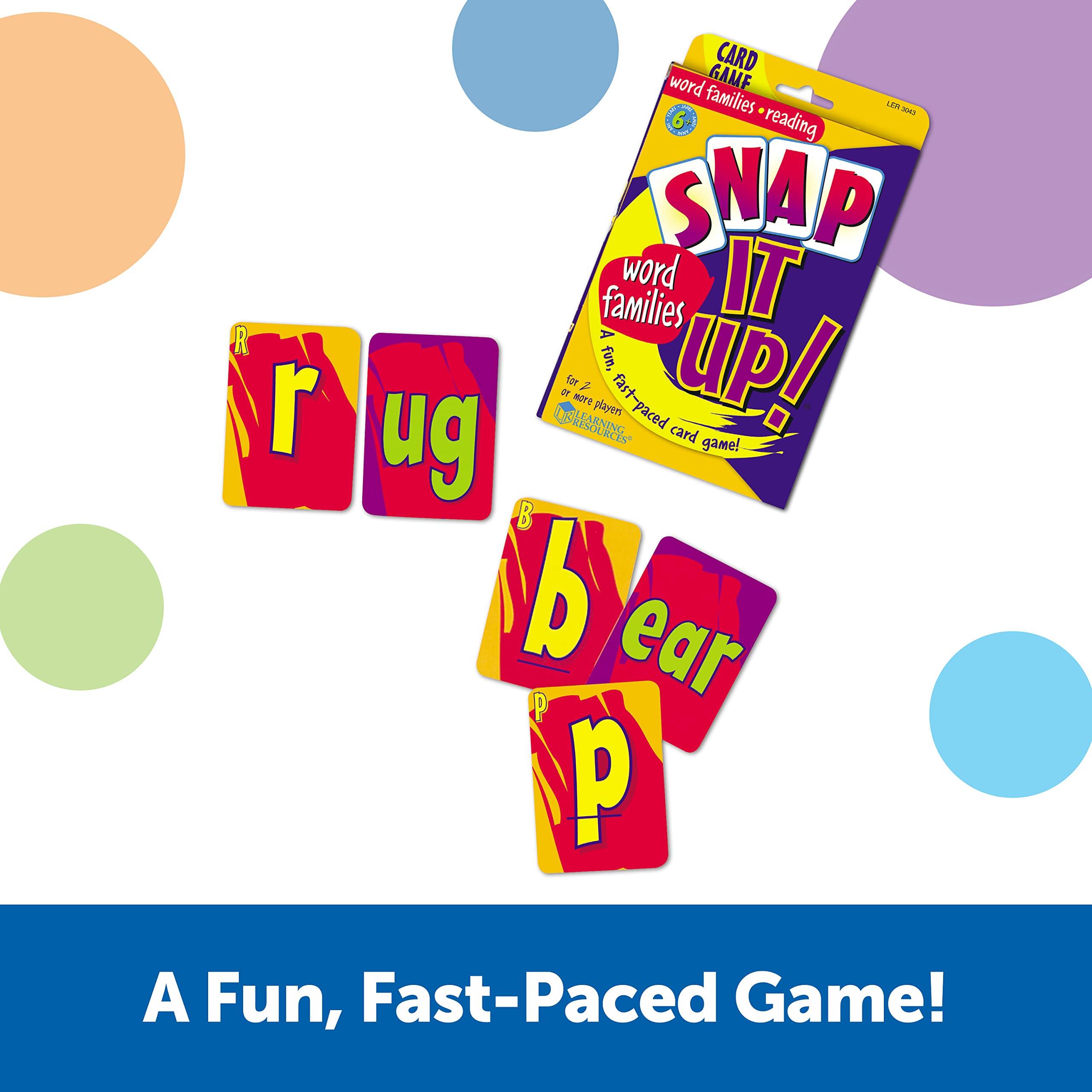 Foto 2 | Recursos De Aprendizaje Sobre Juegos De Cartas ¡snap It Up! Fonética Y Lectura - Venta Internacional.