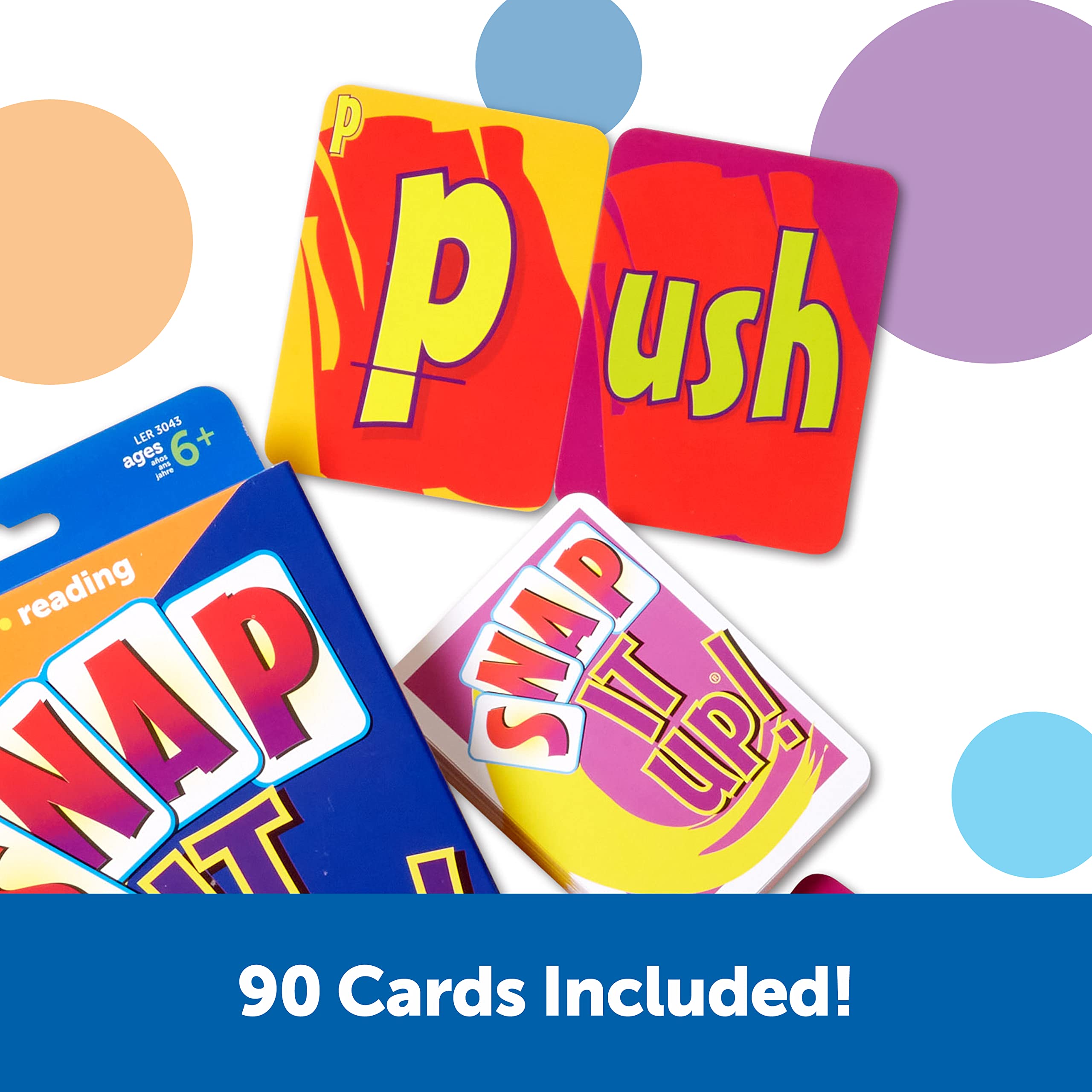 Foto 4 | Recursos De Aprendizaje Sobre Juegos De Cartas ¡snap It Up! Fonética Y Lectura - Venta Internacional.