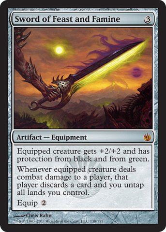 Foto 1 | Magia De Cartas Coleccionables: La Espada Acumulada De Feast And Famine - Venta Internacional.