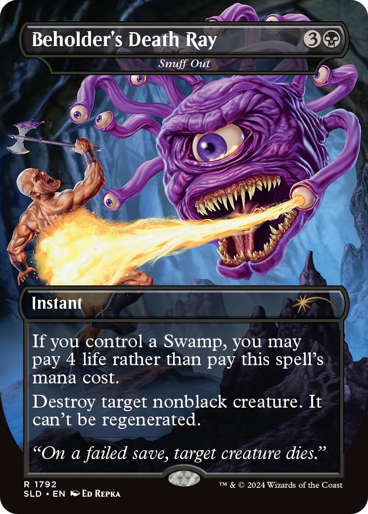 Foto 7 pulgar | Juego De Cartas Magic The Gathering Secret Lair D&d Death Beholder Ii - Venta Internacional.