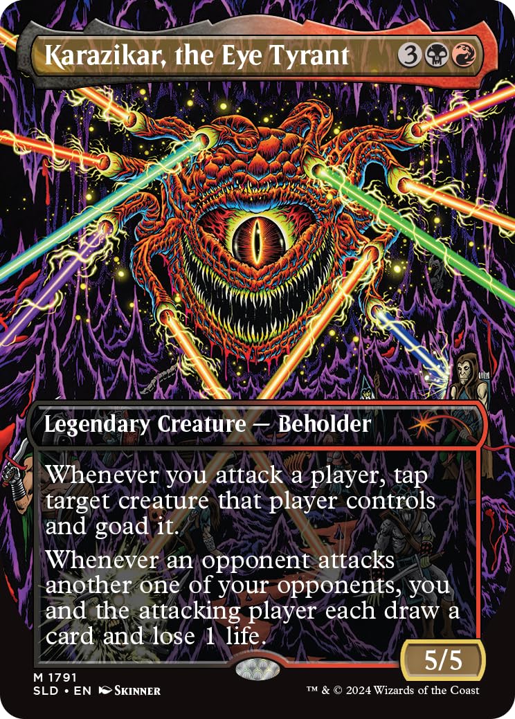 Foto 8 pulgar | Juego De Cartas Magic The Gathering Secret Lair D&d Death Beholder Ii - Venta Internacional.
