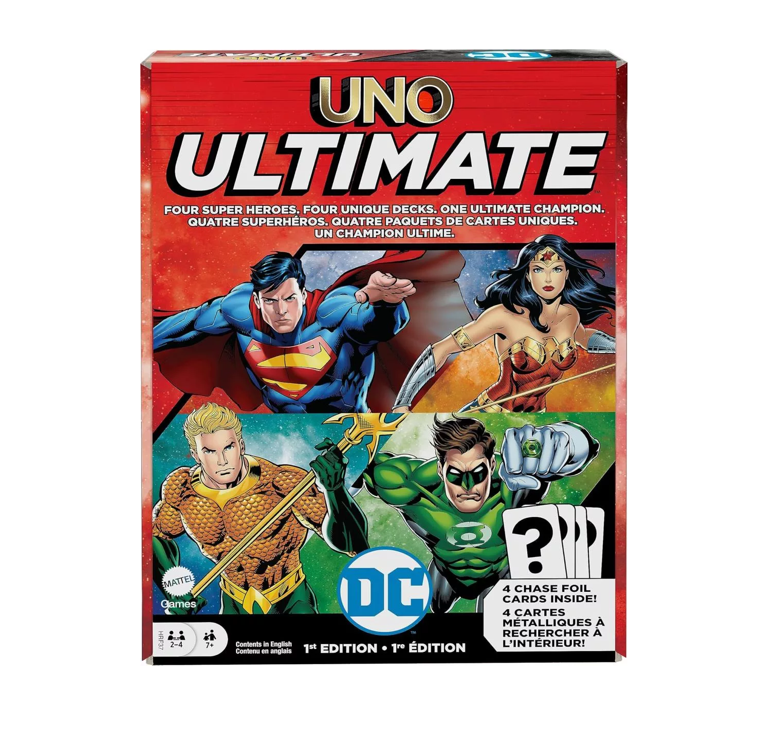 Juego Uno Edición Especial Mattel de Dc Comics