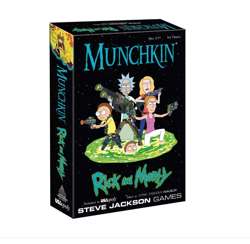 Juego de Mesa Munchkin Edición Rick y Morty en Inglés