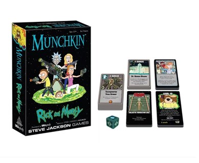 Foto 2 | Juego de Mesa Munchkin Edición Rick y Morty en Inglés